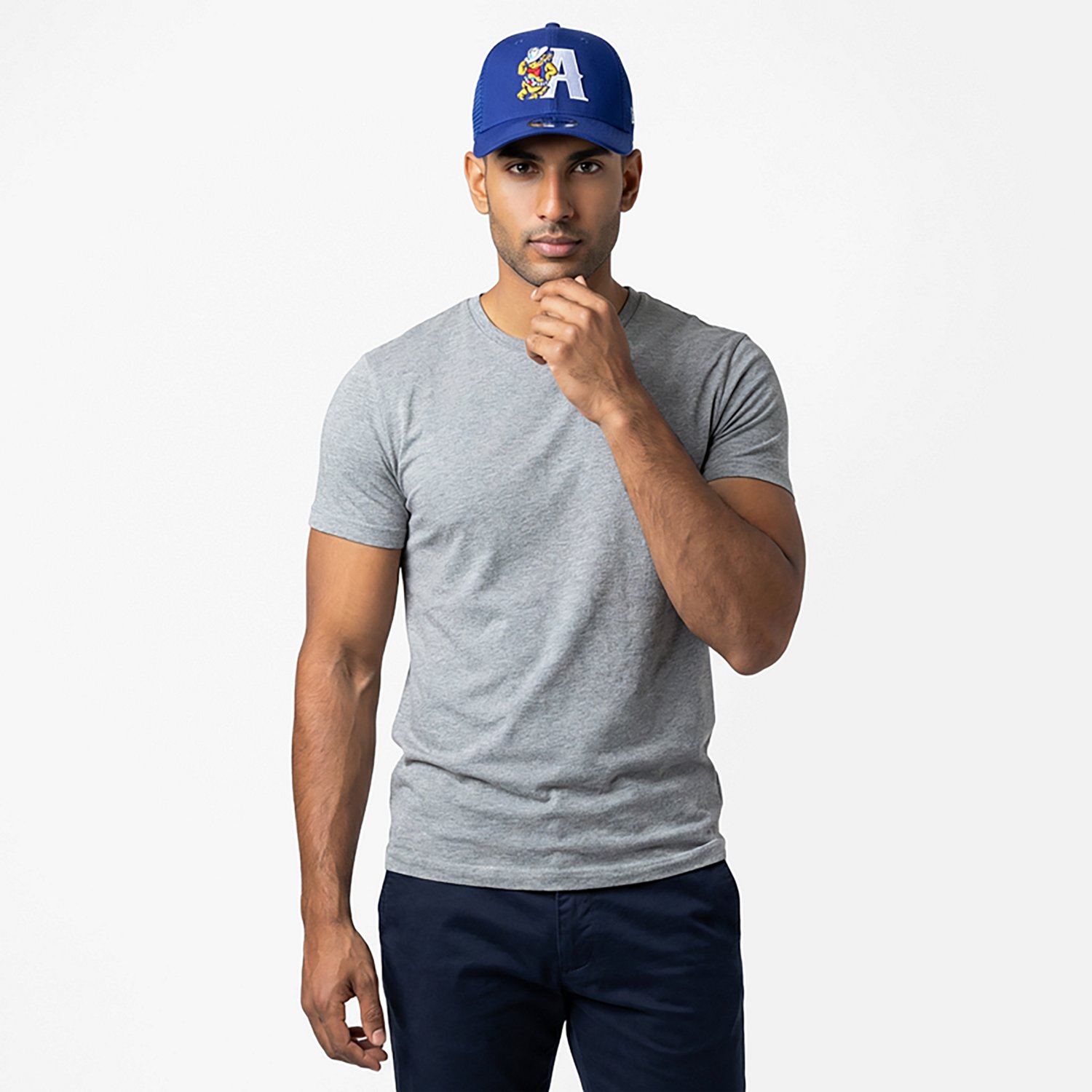 New Era Men's Amarillo Sod Poodles Evergreen Basic Mesh Back 9SEVENTY Cap - view number 2