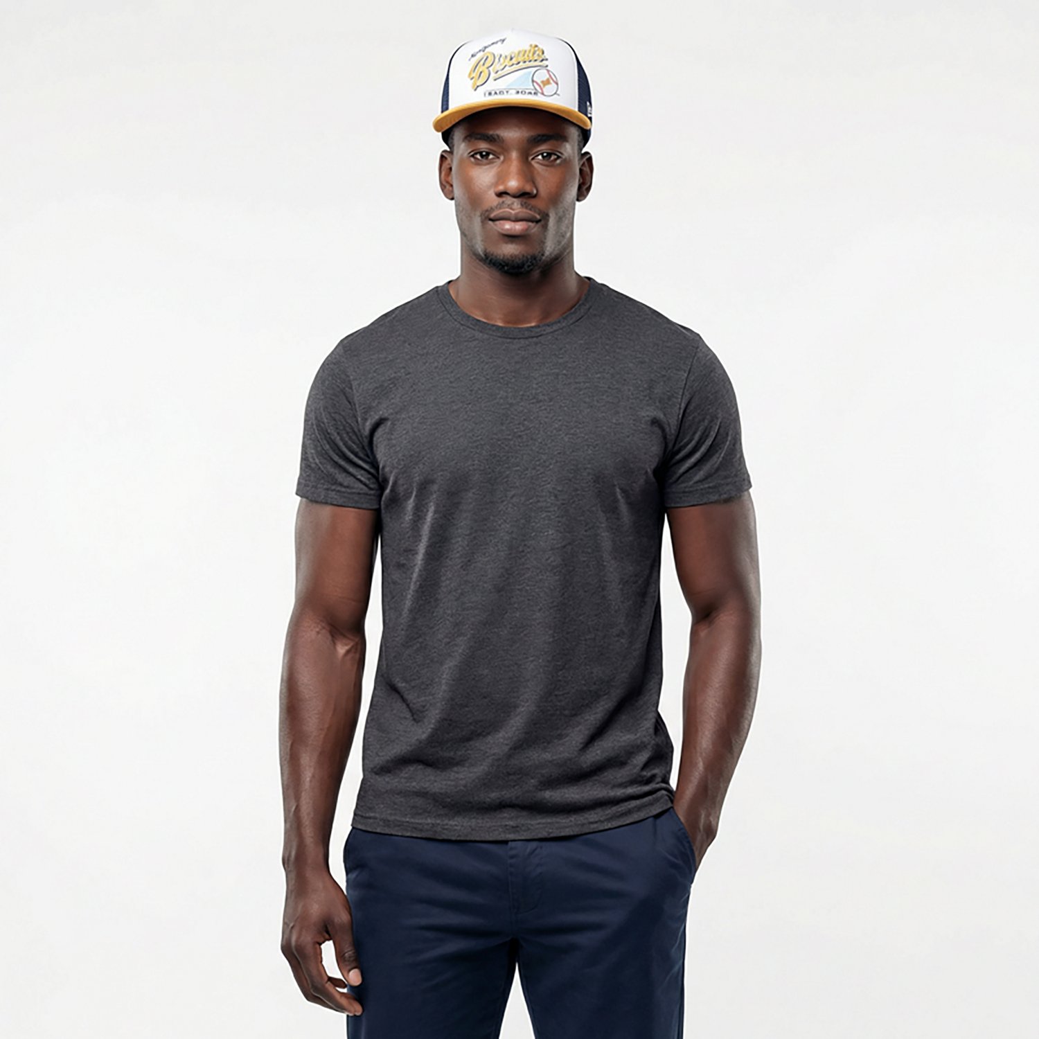 New Era Men's Montgomery Biscuits Retro Script 9FIFTY Cap  - view number 2