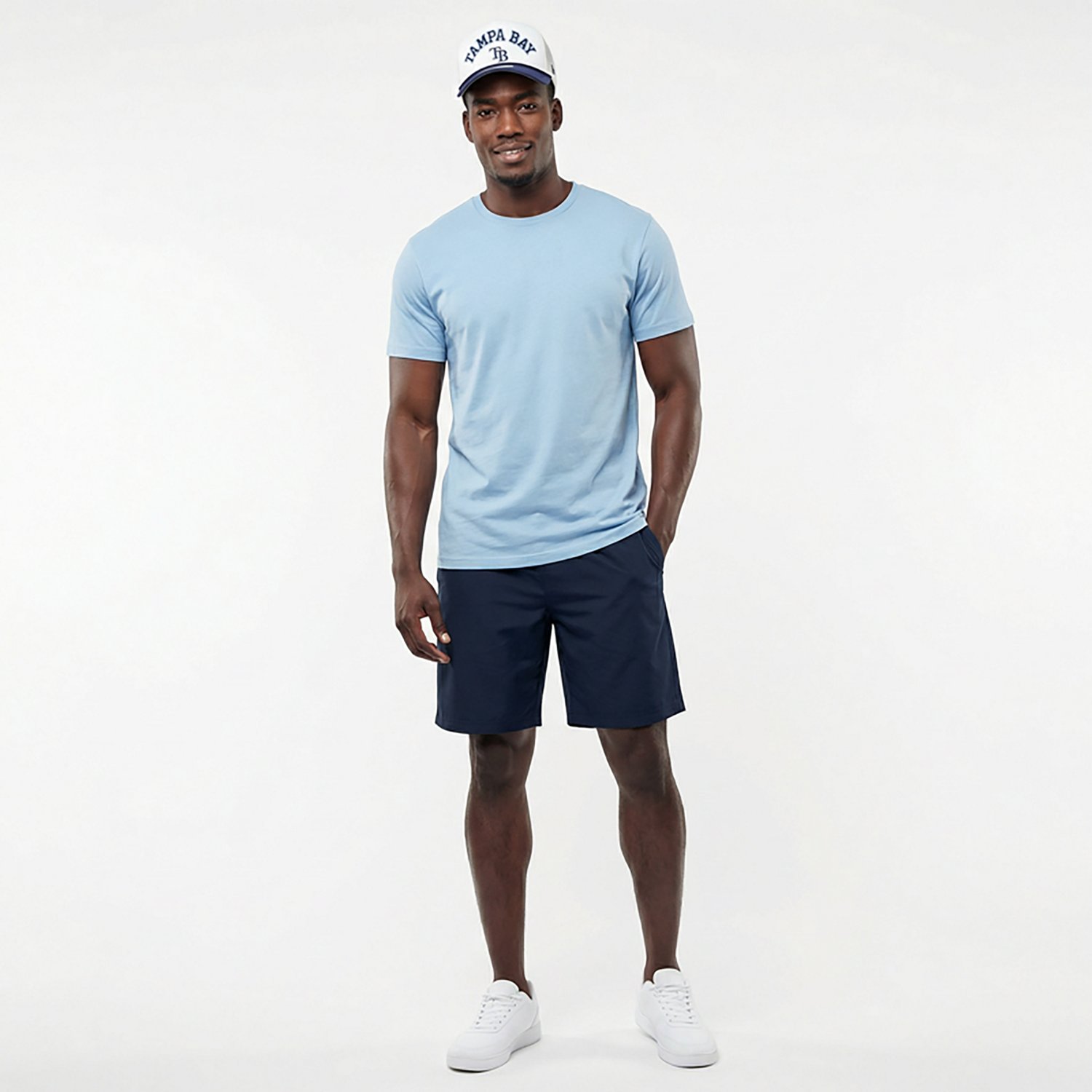 New Era Men's Tampa Bay Rays Chrome Arch 9FORTY Cap