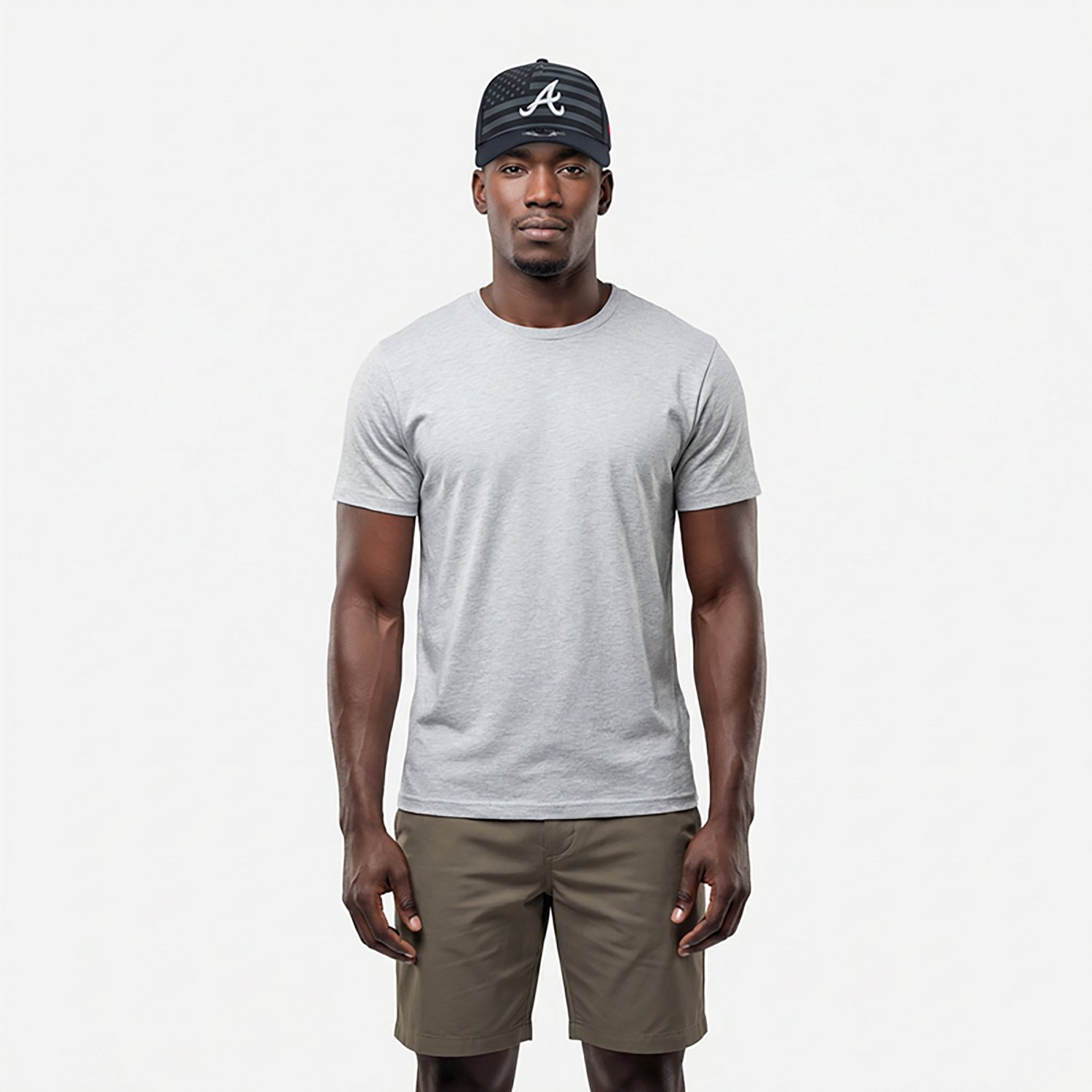 New Era Adults' Braves Tonal Flag 9FORTY Cap - view number 2