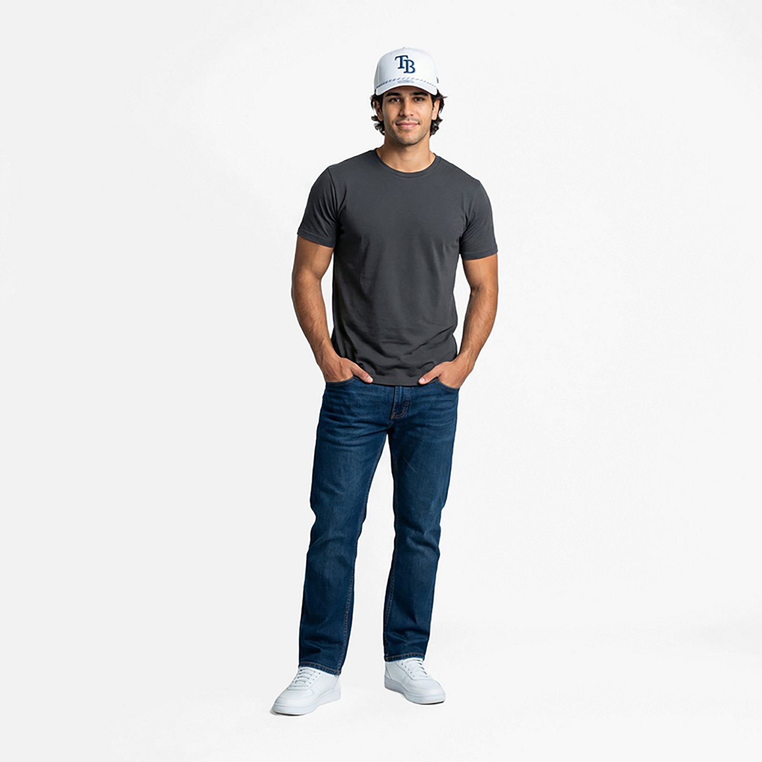 New Era Tampa Bay Rays Adults' 9SEVENTY Stretch Multi Rope Snap Cap