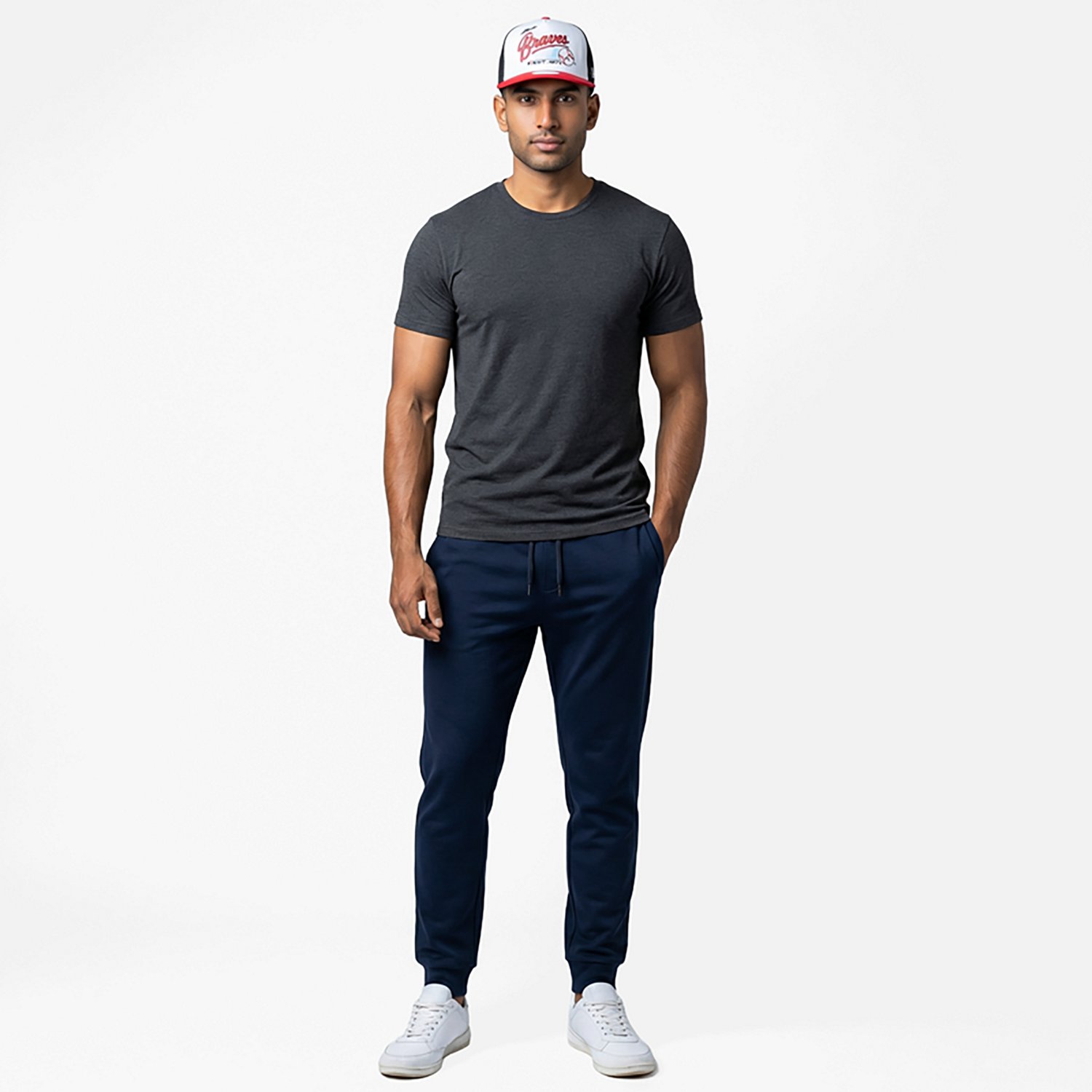 New Era Men's Atlanta Braves 9FIFTY A-Frame Retro Script Cap