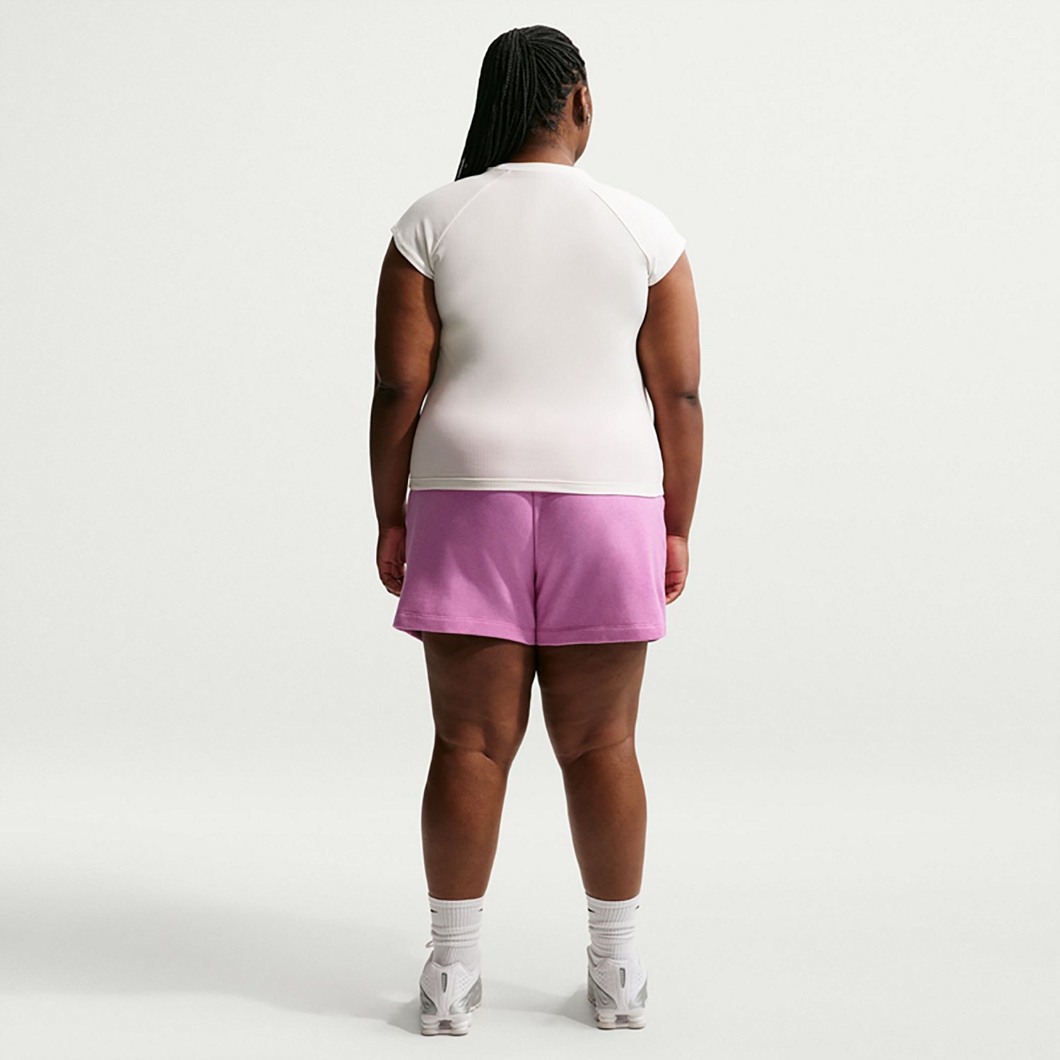 Nike Women's Club Fleece Plus Size Shorts - view number 2