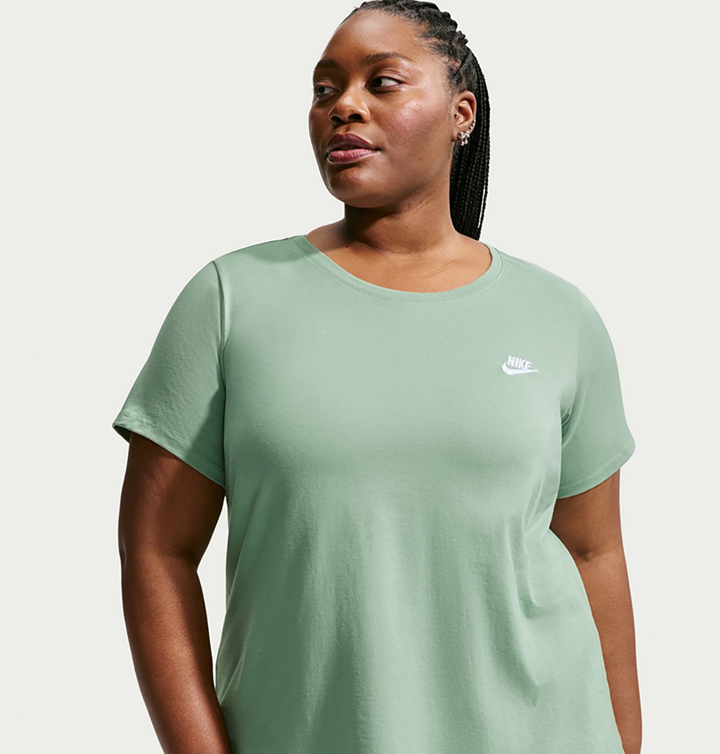 Nike Plus Size Women's Sportswear Club T-shirt                                                                                   - view number 5