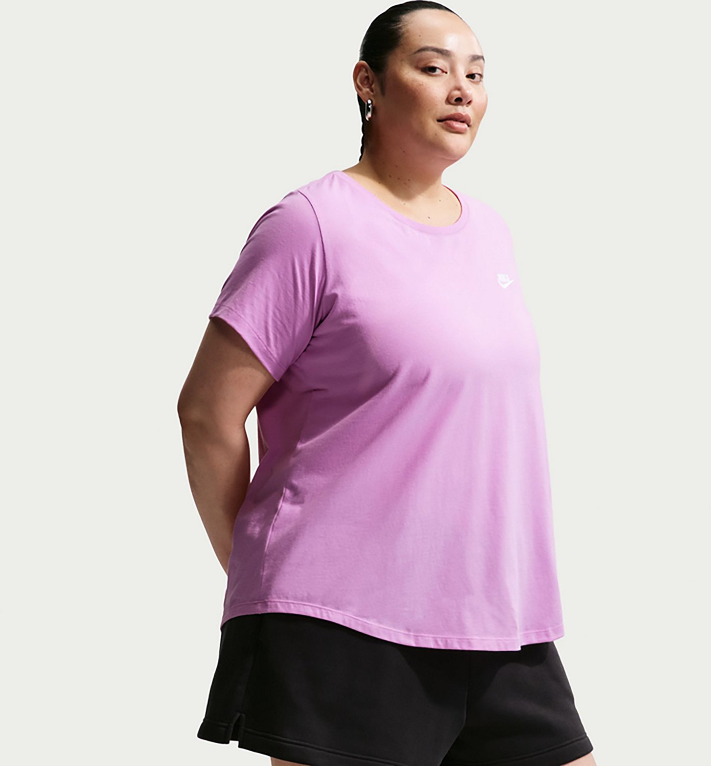 Nike Plus Size Women's Sportswear Club T-shirt                                                                                   - view number 5