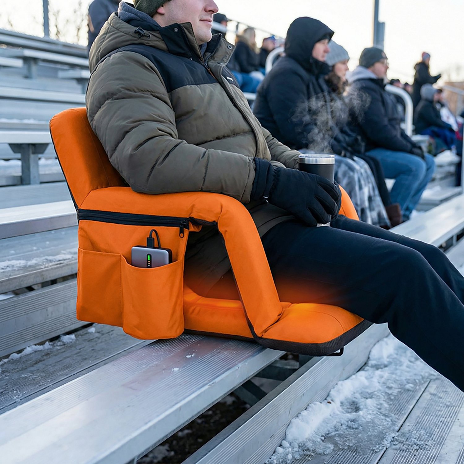 Alpcour Heated Reclining Stadium Seat - view number 3