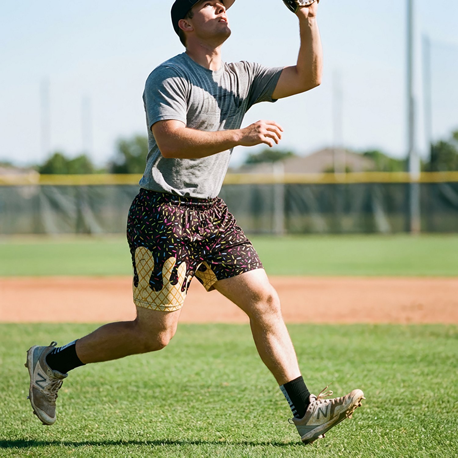 Baseball Lifestyle 101 Adult Ice Cream Shorts 5