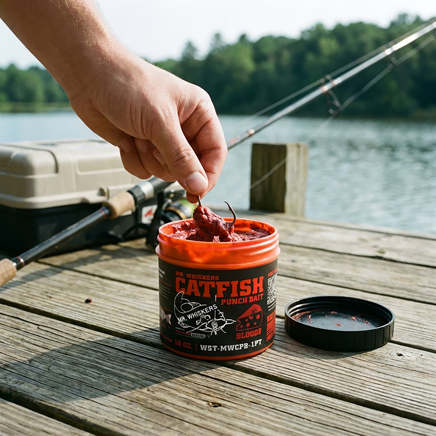 Whisker Seeker Blood 16 oz Punch Bait - view number 3