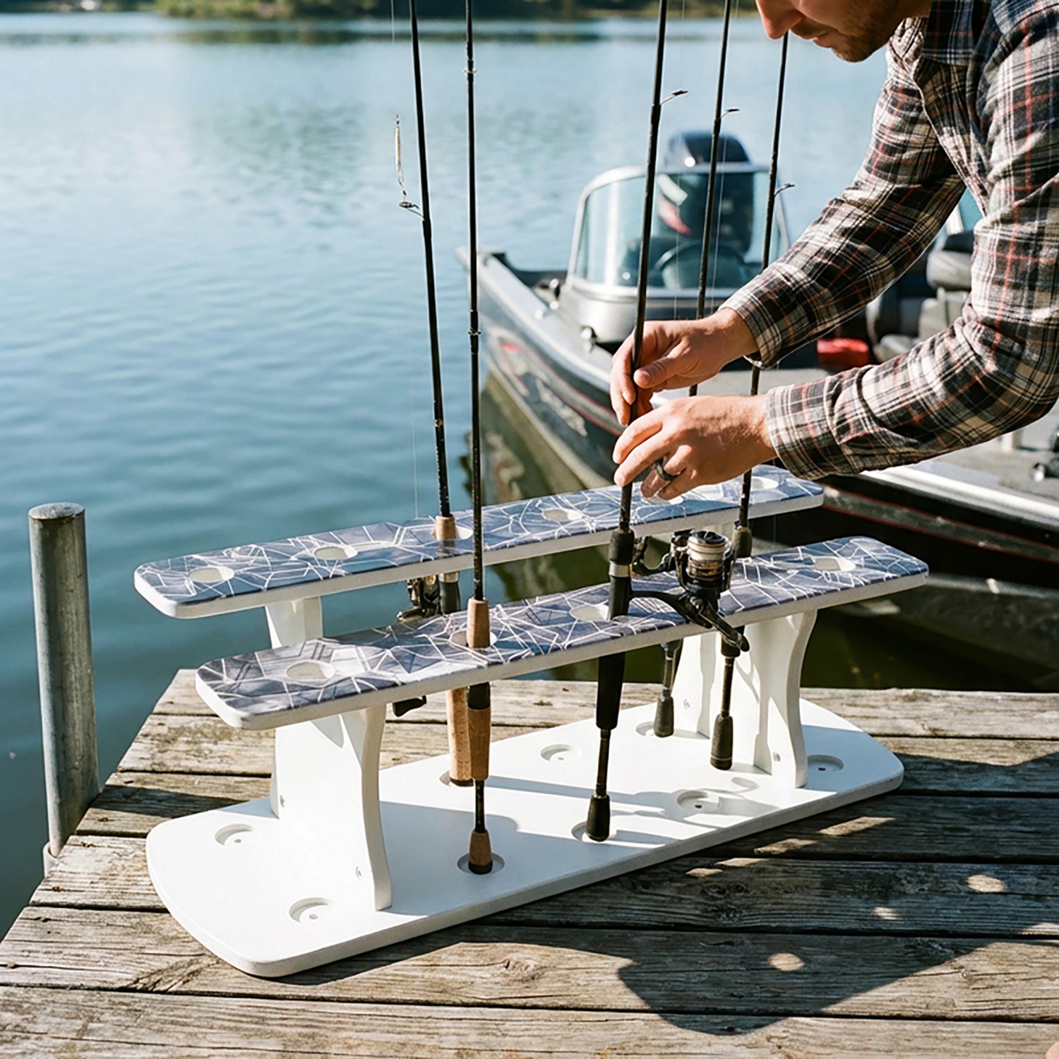 Rush Creek Reel Salty 11 Rod Rack - view number 6