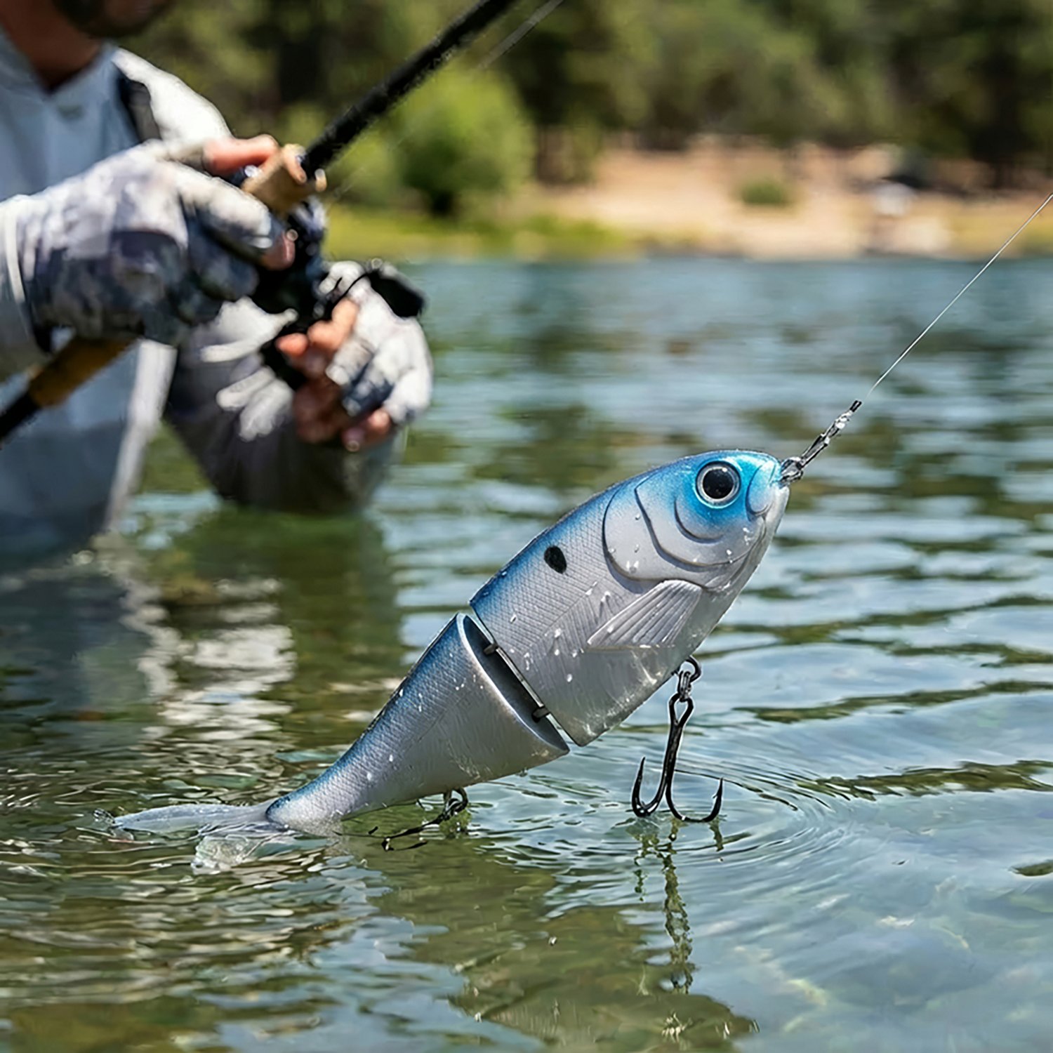 Bucca Trick Shad 6 in Hard Plastic Glide Bait - view number 4
