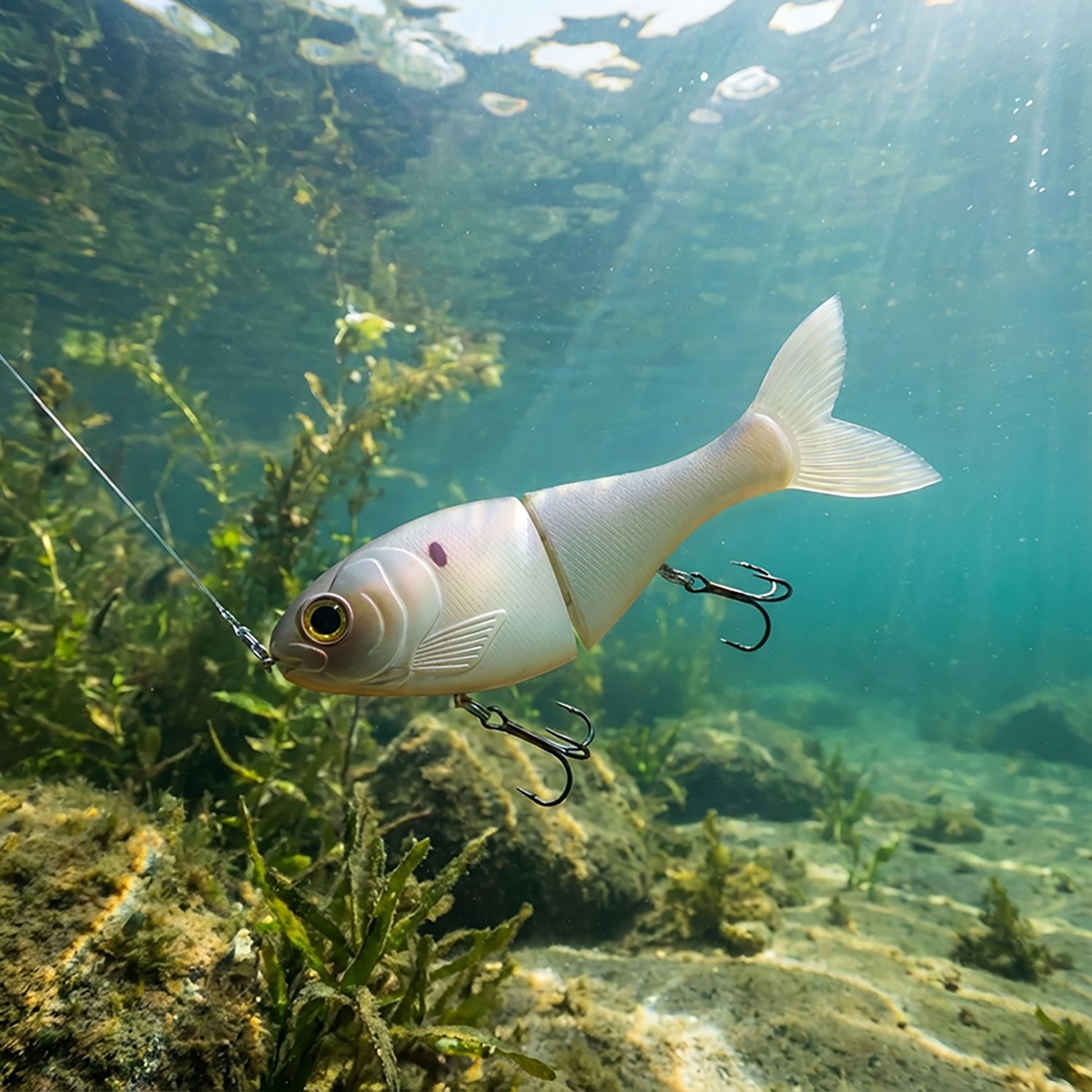 Bucca Trick Shad 6 in Hard Plastic Glide Bait - view number 4