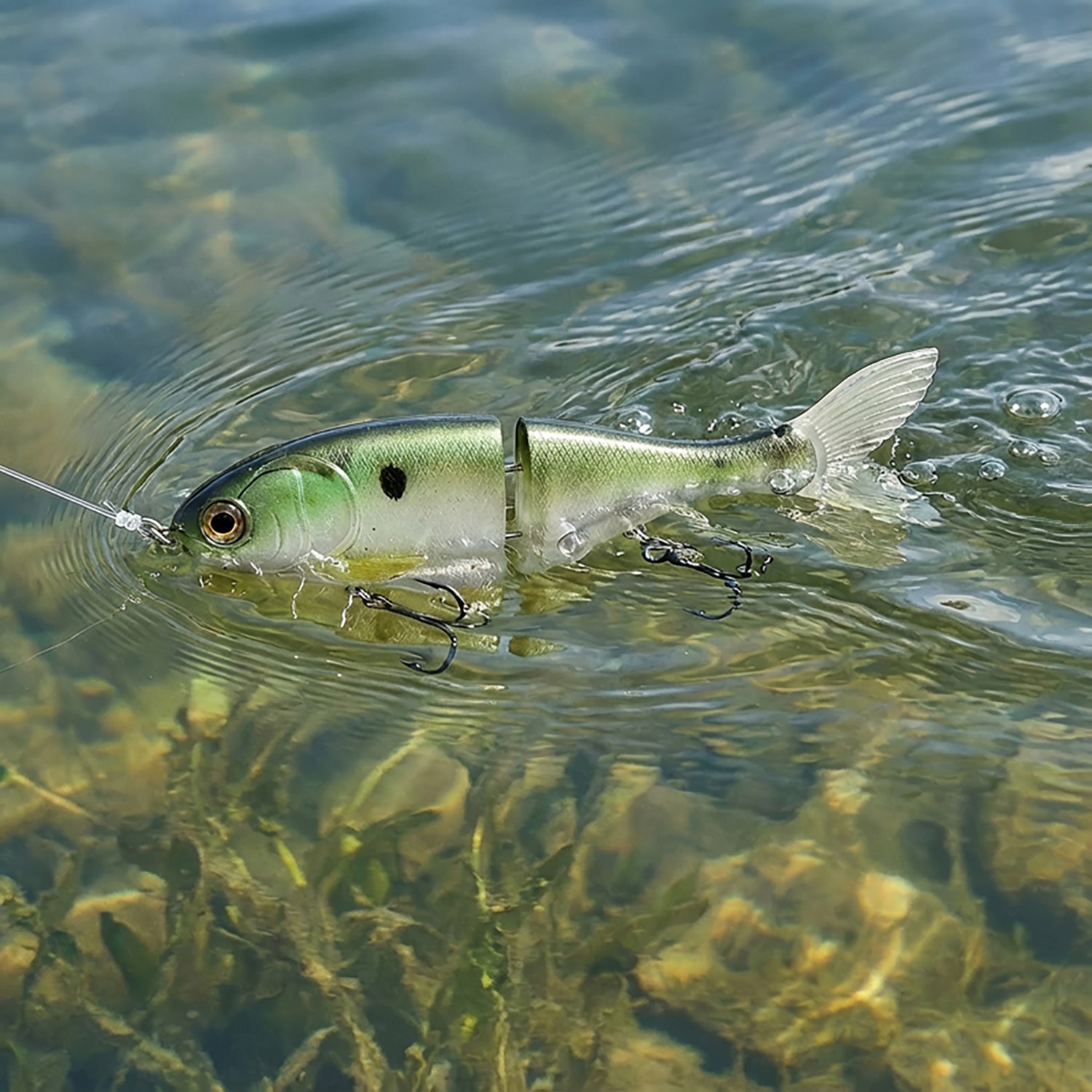 Bucca Trick Shad 6 in Hard Plastic Glide Bait - view number 4