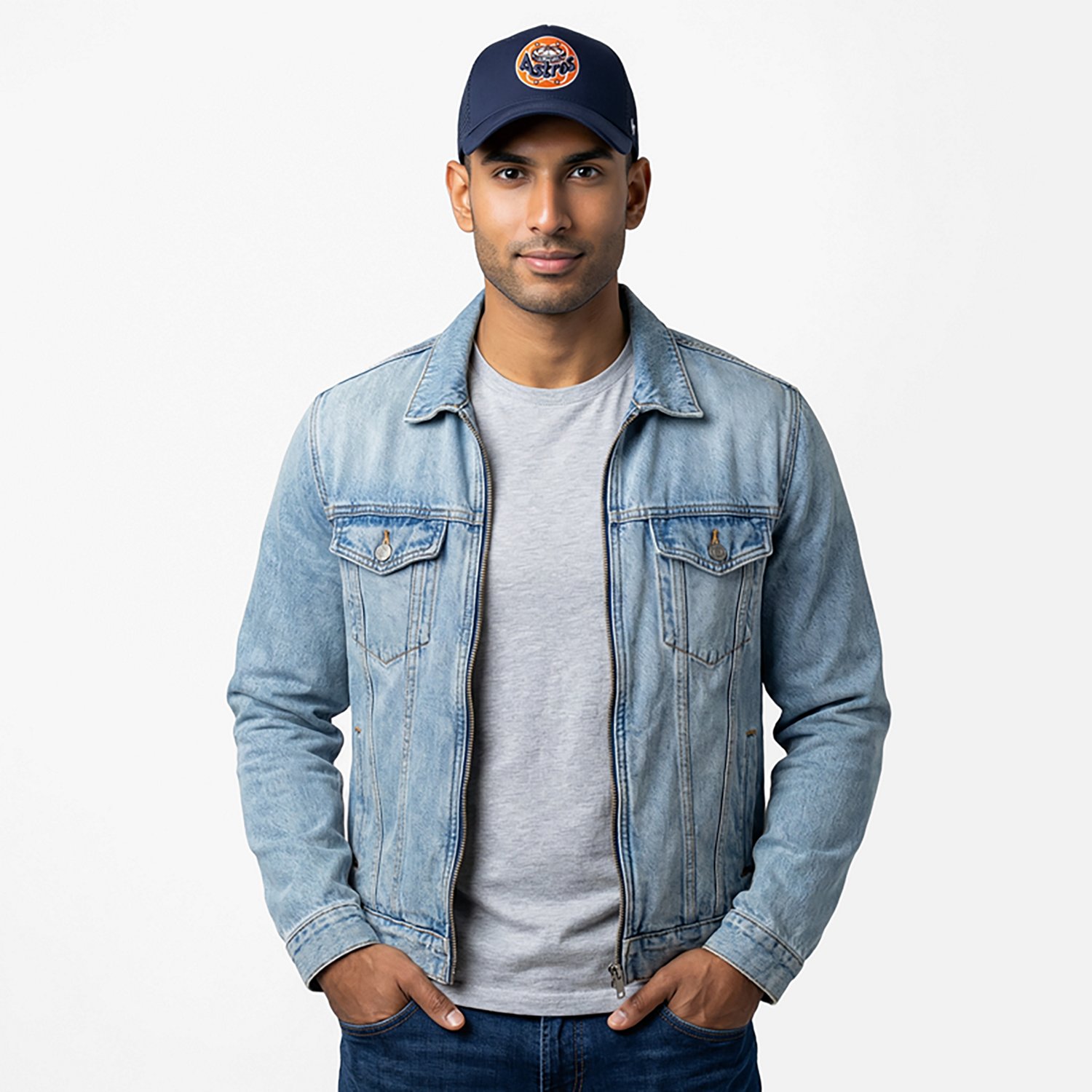 47B Men's Astros Coop Ballpark Mesh 47 MVP DT Cap - view number 2