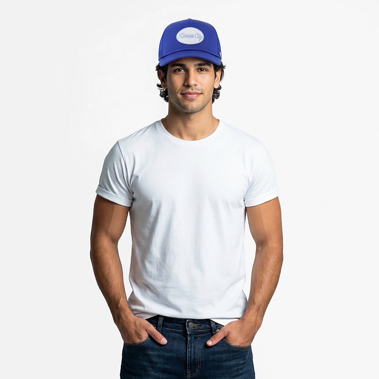 47B Men's Royals Coverall Rope 47 Hitch FM Cap - view number 2