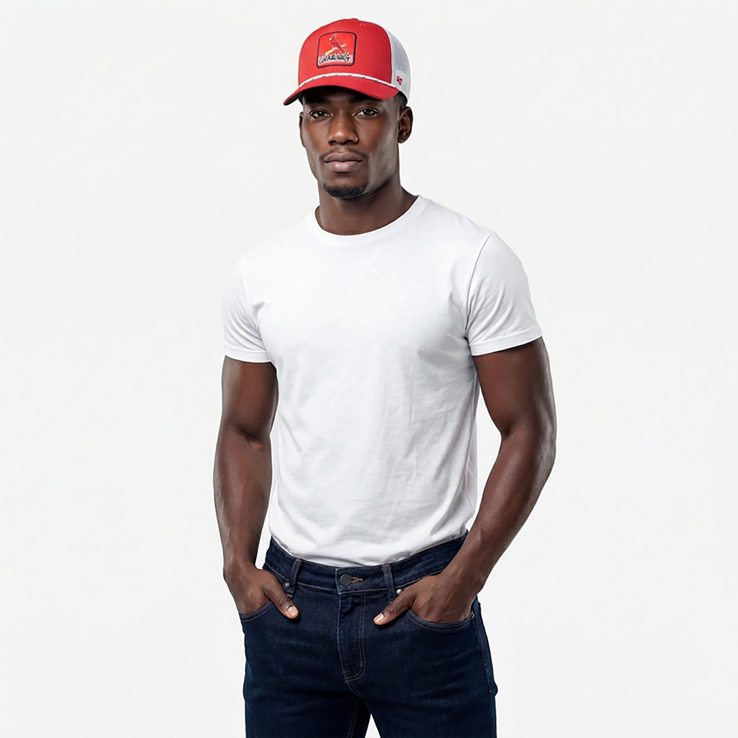 47B Men's Cardinals Scratch 47 Trucker Cap - view number 2