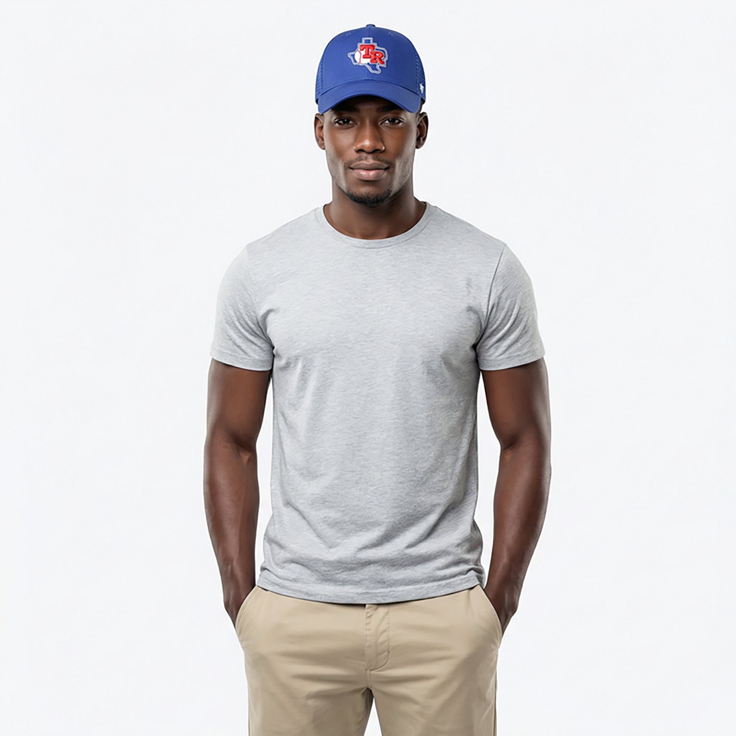 47B Men's Rangers Coop Ballpark Mesh 47 MVP DT Cap - view number 2