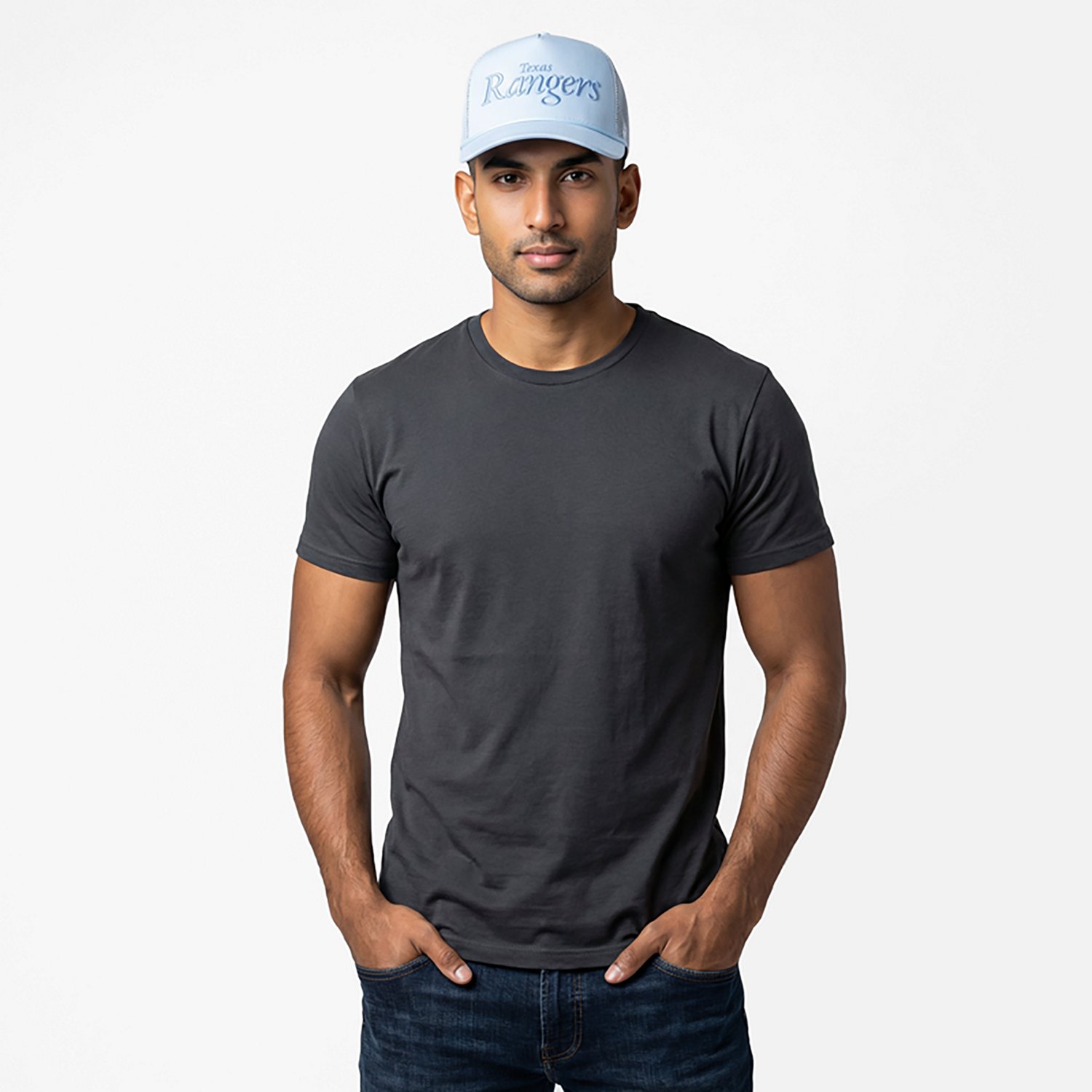 47B Men's Rangers Foundation Script Rope 47 Hitch Cap - view number 2