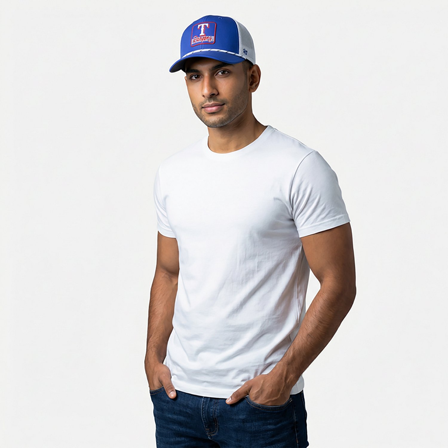 47B Men's Rangers Scratch 47 Trucker Cap - view number 2