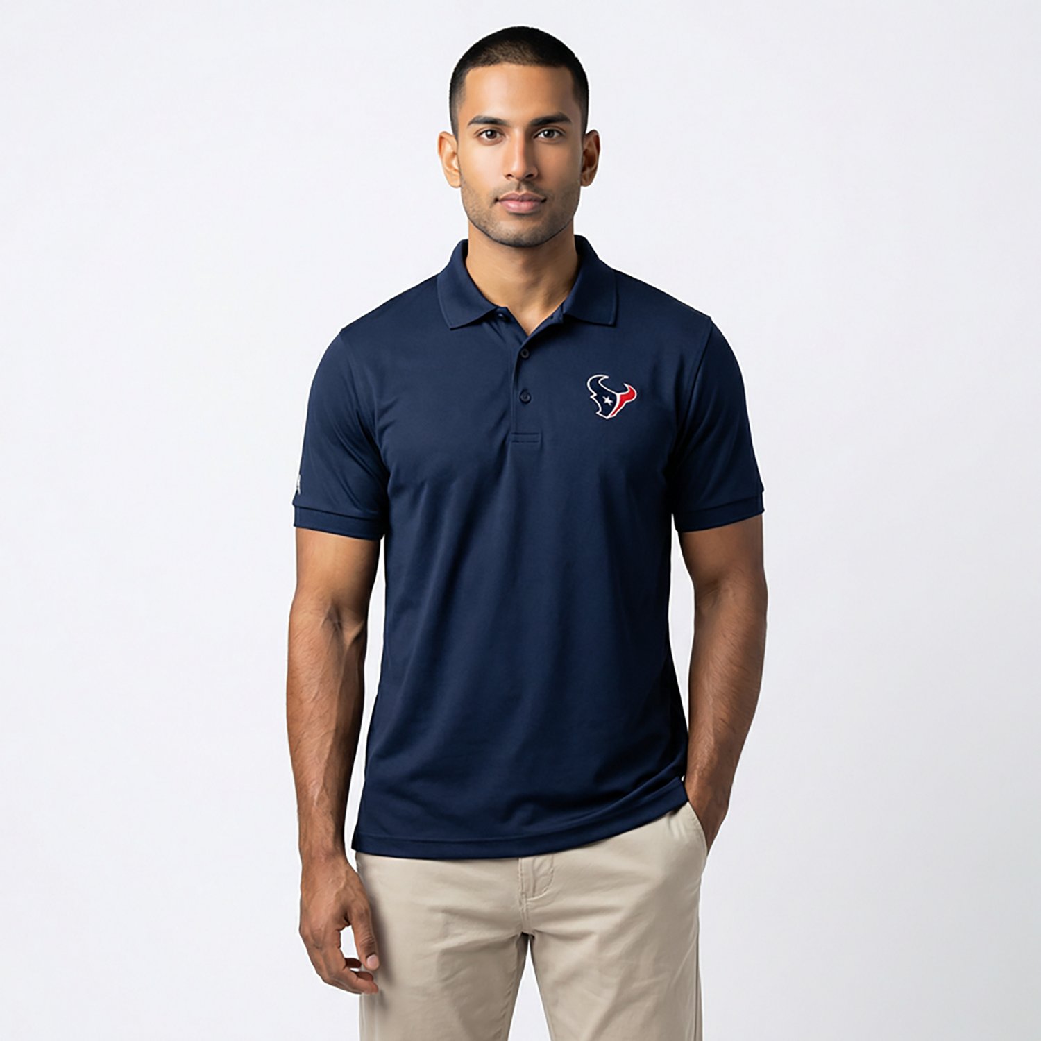 Antigua Men's Houston Texans New Logo Legacy Pique Polo Shirt - view number 2