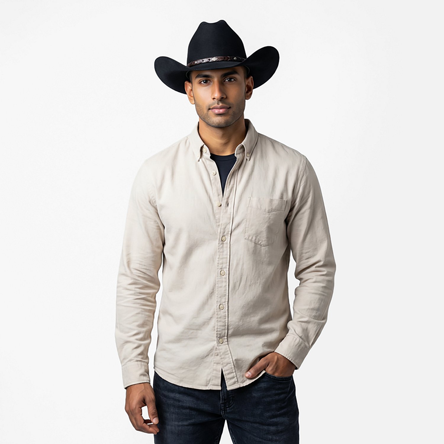 Justin Lonestar Wool Hat - view number 2