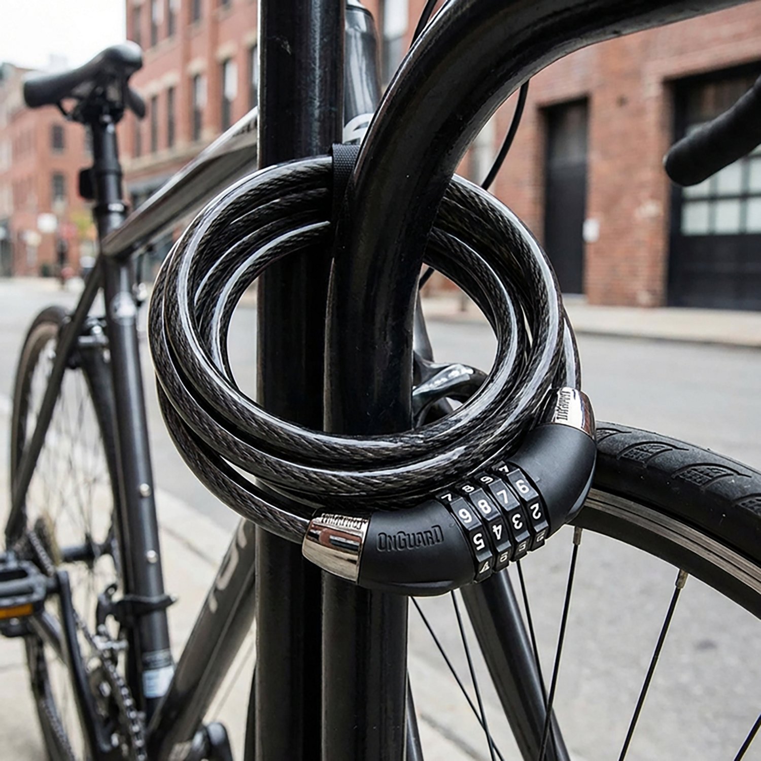 OnGuard Adults' 6 ft x 12 mm Combo Cable Lock - view number 3