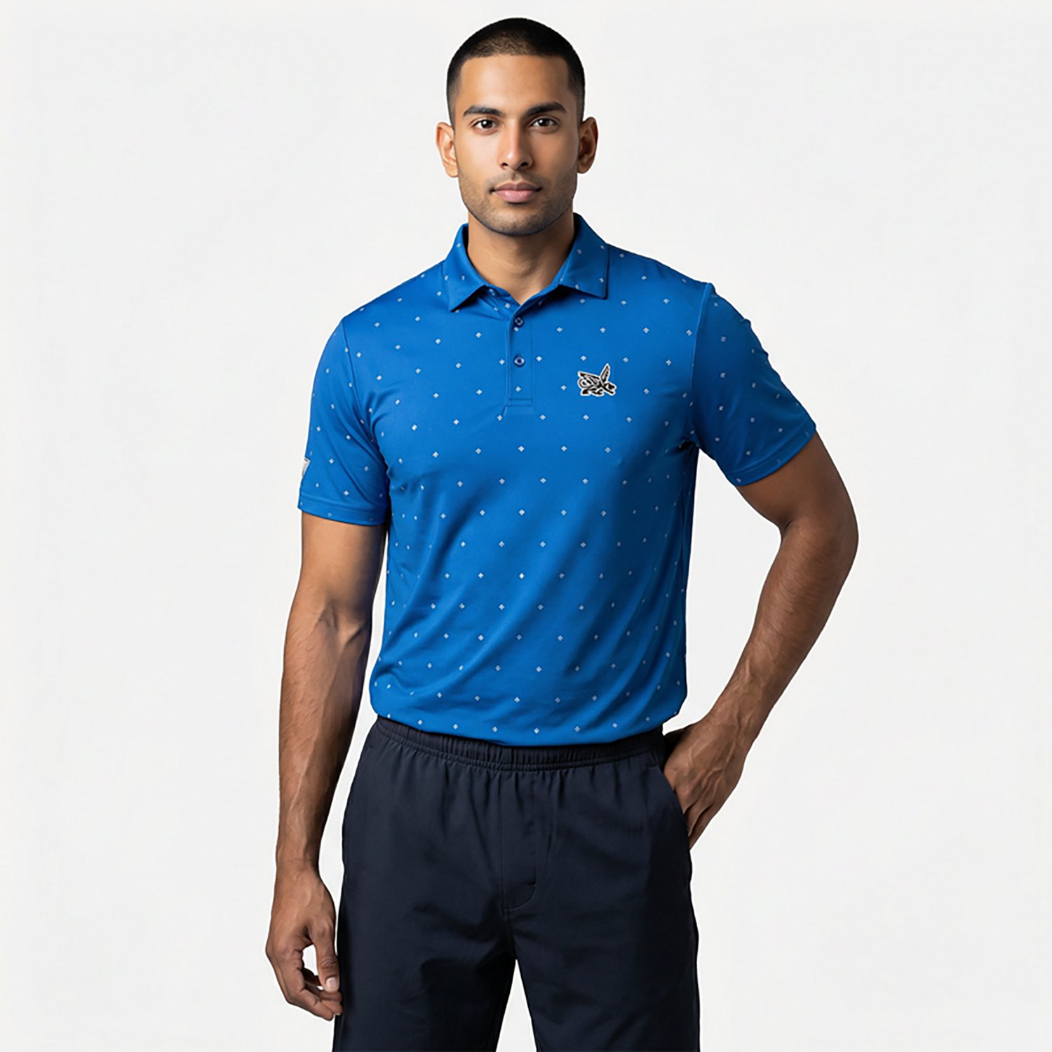 Levelwear Men's Texas Rangers Vision INSIGNIA Core Short Sleeve Polo Shirt - view number 2