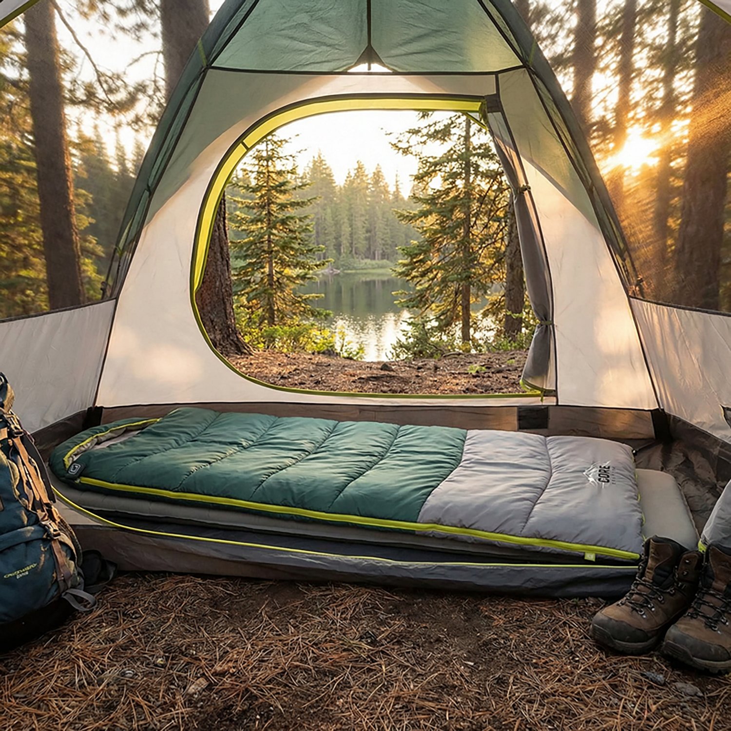 CORE Equipment 30F Rectangle Sleeping Bag - view number 8