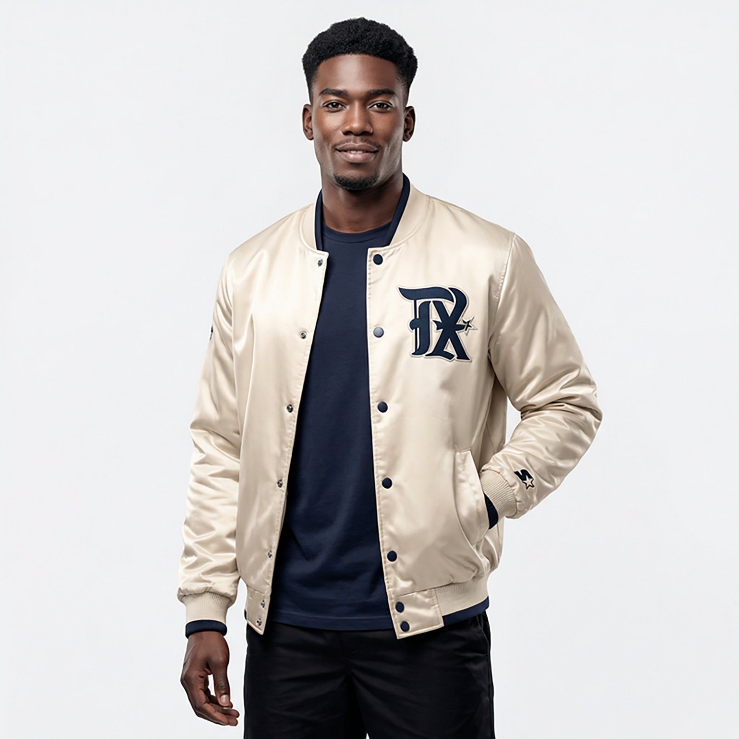 Starter Men's Texas Rangers City Connect Scout II Long Sleeve Jacket - view number 2