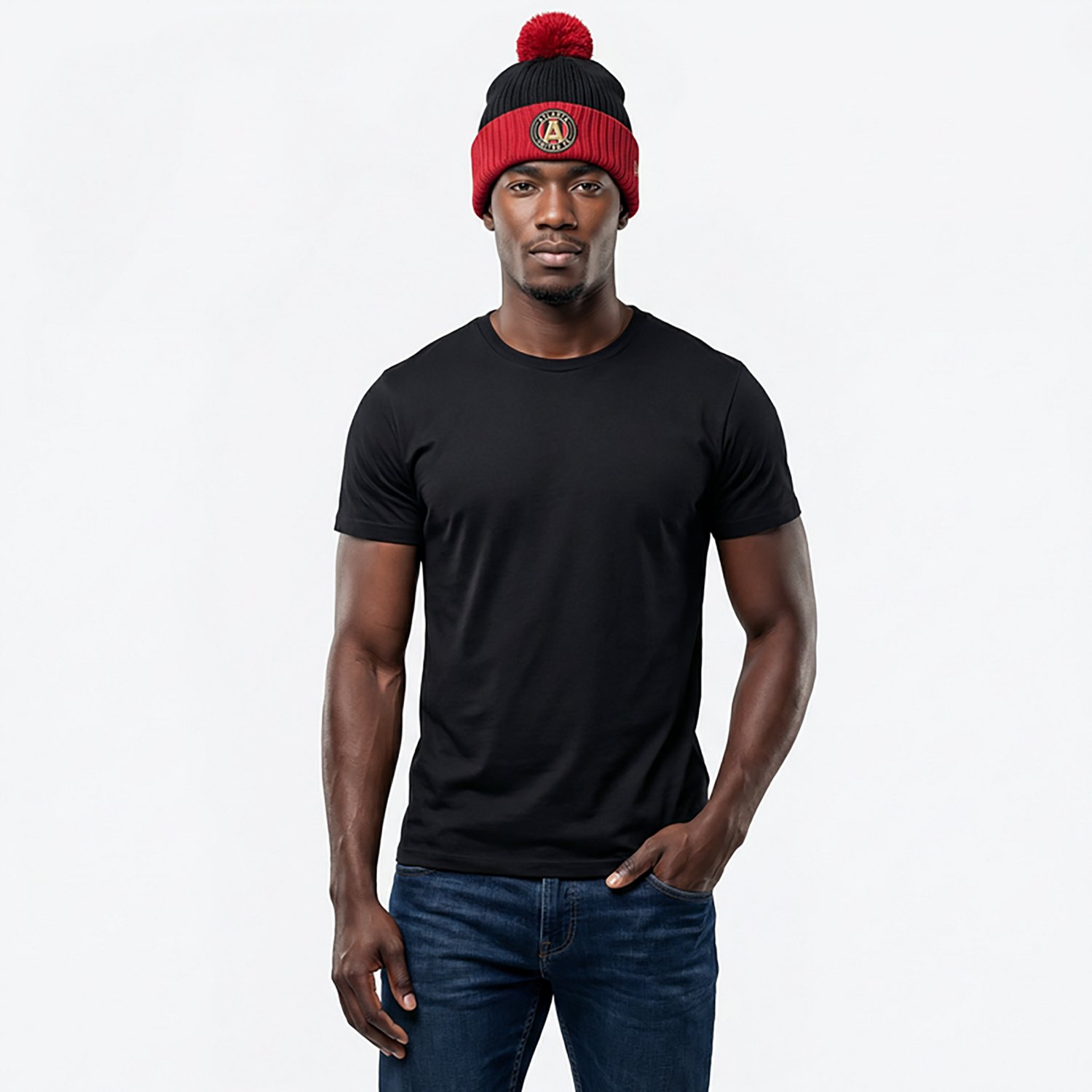 New Era Atlanta United FC Jersey Hook Knit Beanie - view number 2