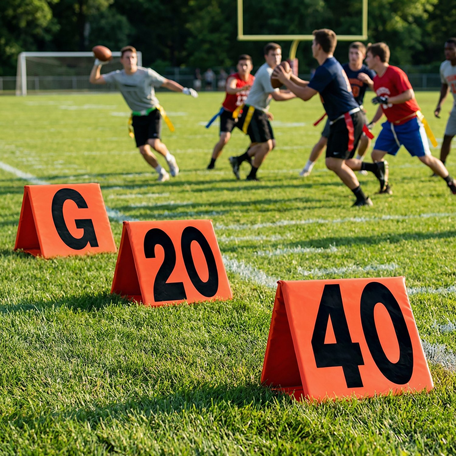 Champro 7-on-7 Flag Football Yard Markers - 5 Piece Set - view number 3