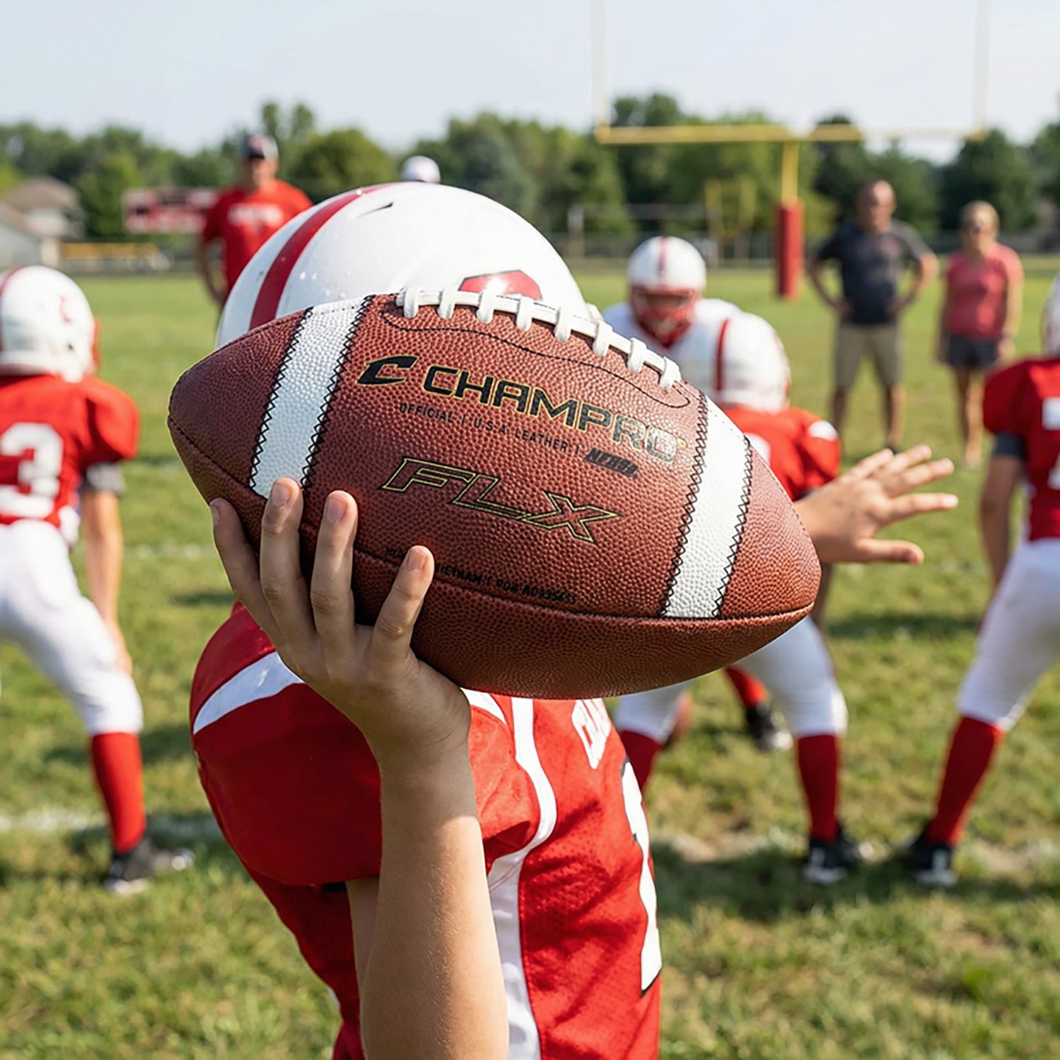 Champro FLX Leather Youth Football