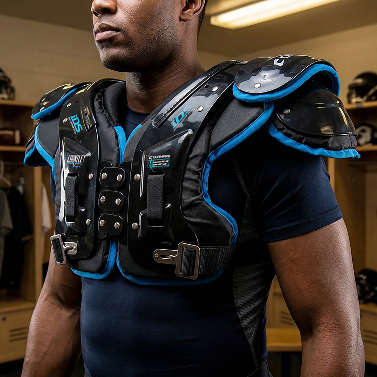 Champro Adults' Gauntlet 2 Football Shoulder Pads                                                                                - view number 7