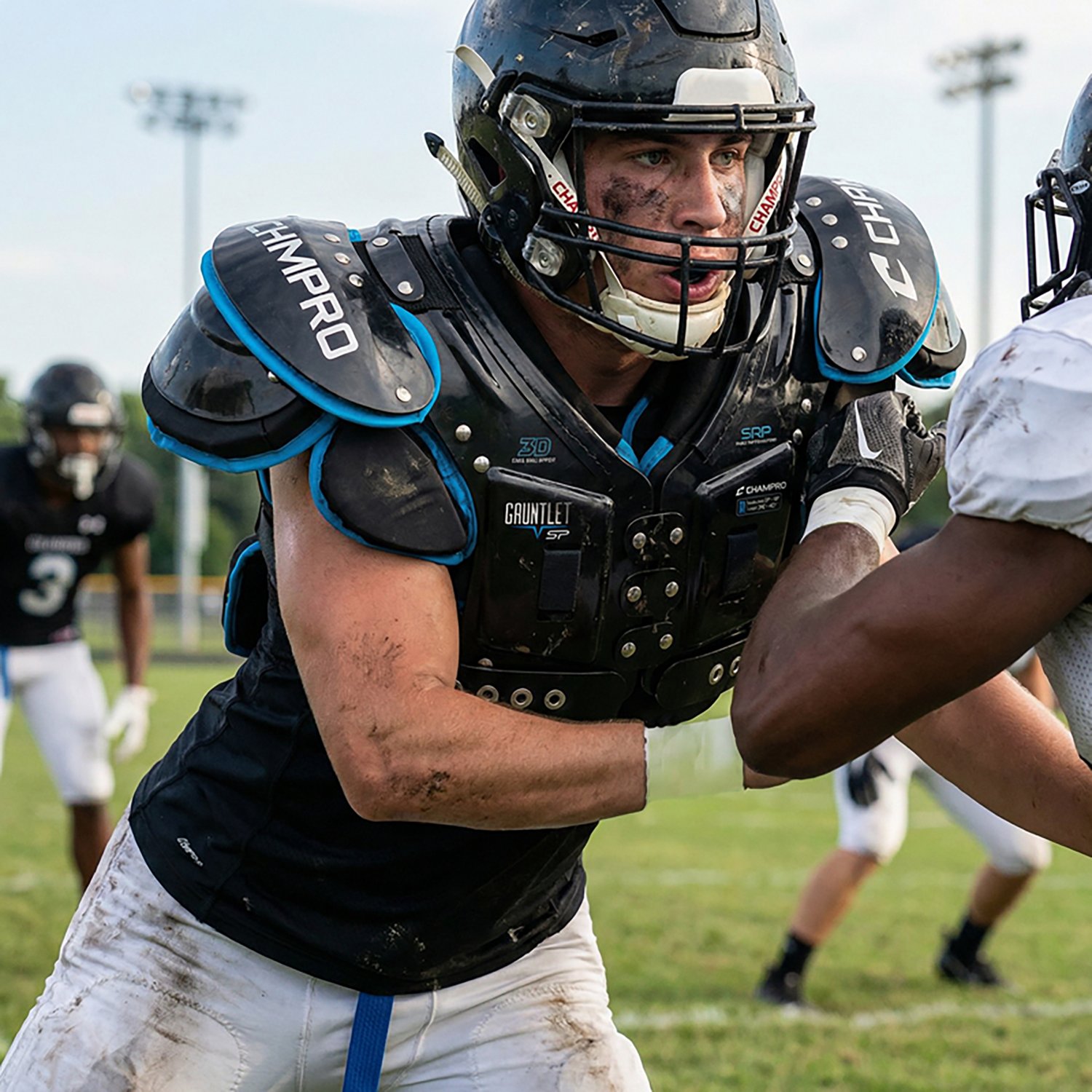 Champro Gauntlet Skill Shoulder Pads                                                                                             - view number 7