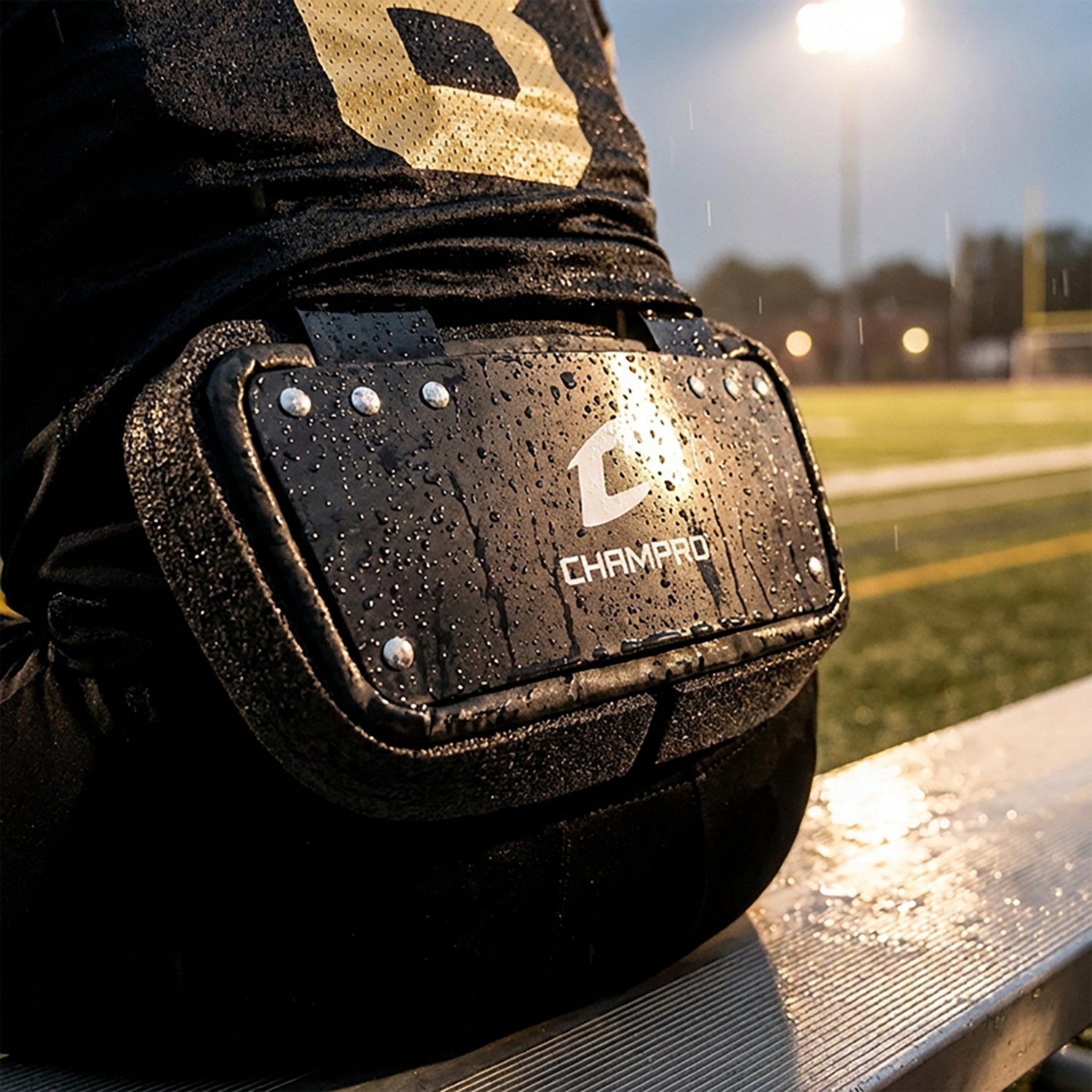 Champro Adults' Shockwave Football Shoulder Pad Back Plate - view number 3