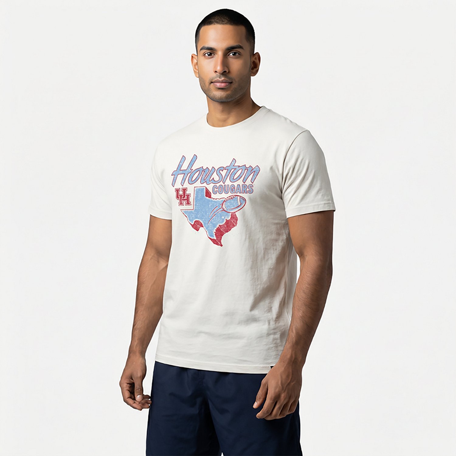 47 Men's University of Houston Blue State Franklin Short Sleeve Tee - view number 2