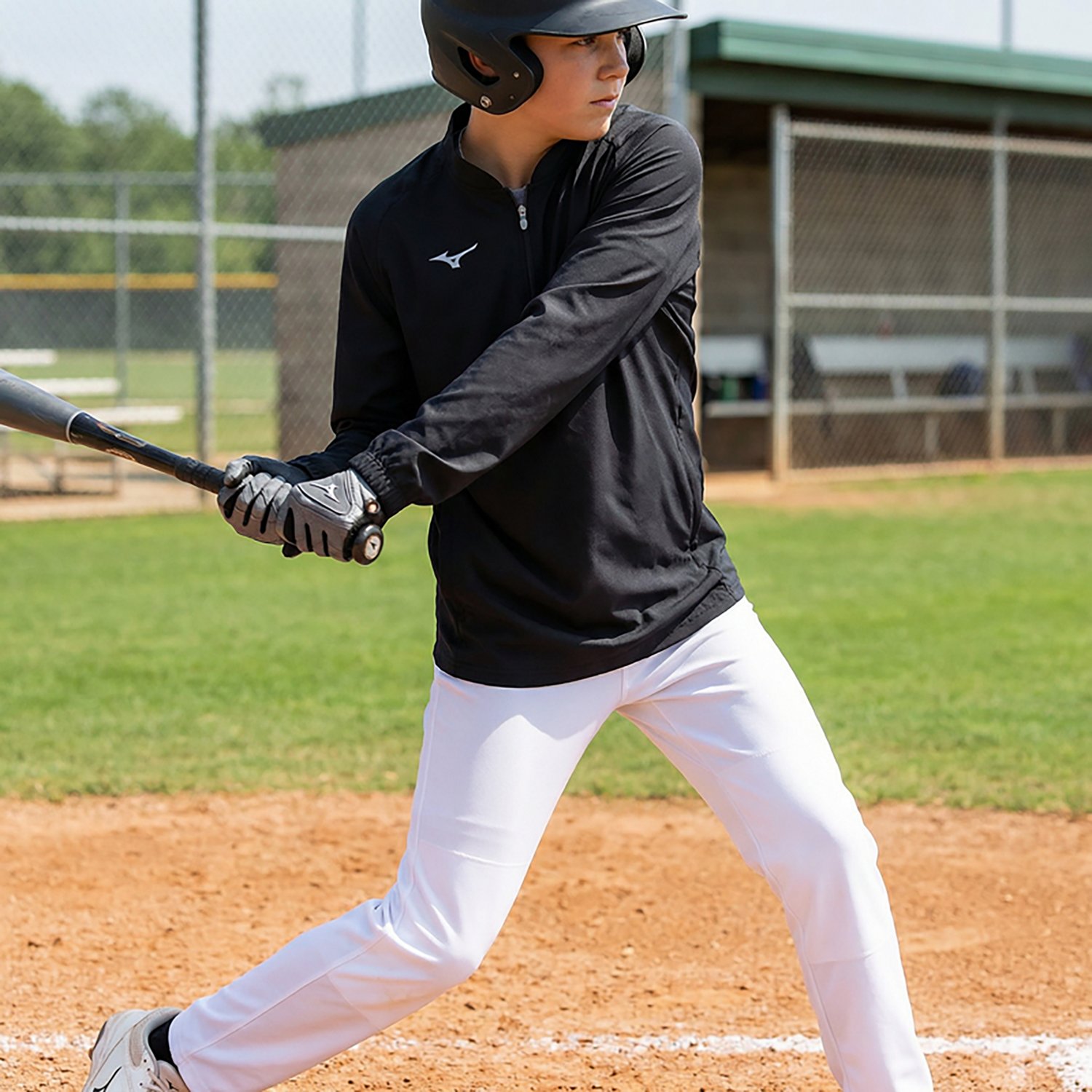 Mizuno Youth Game Time Long Sleeve Baseball Hitting Jacket                                                                       - view number 4