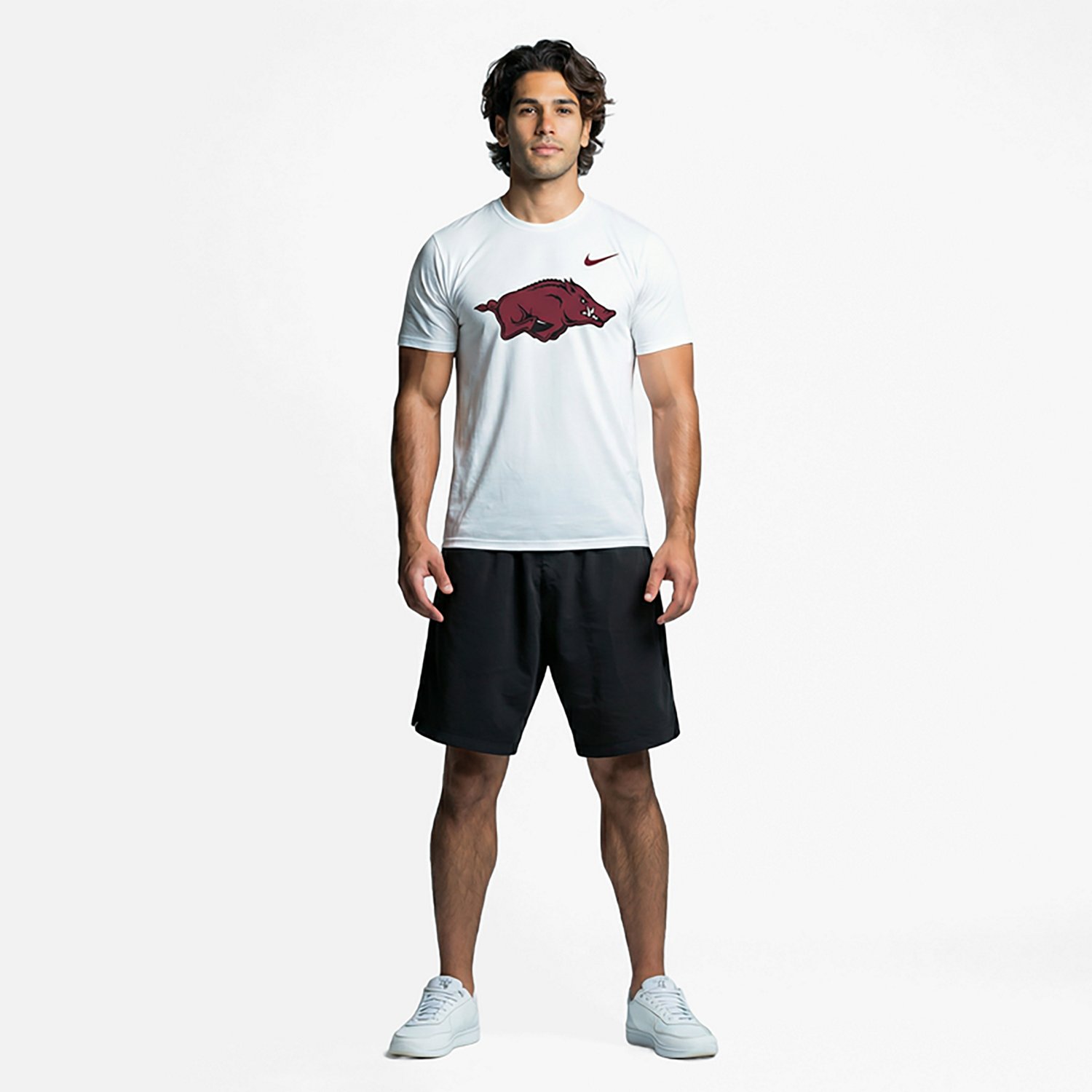 Nike Men's University of Arkansas Primary Logo Graphic T-shirt