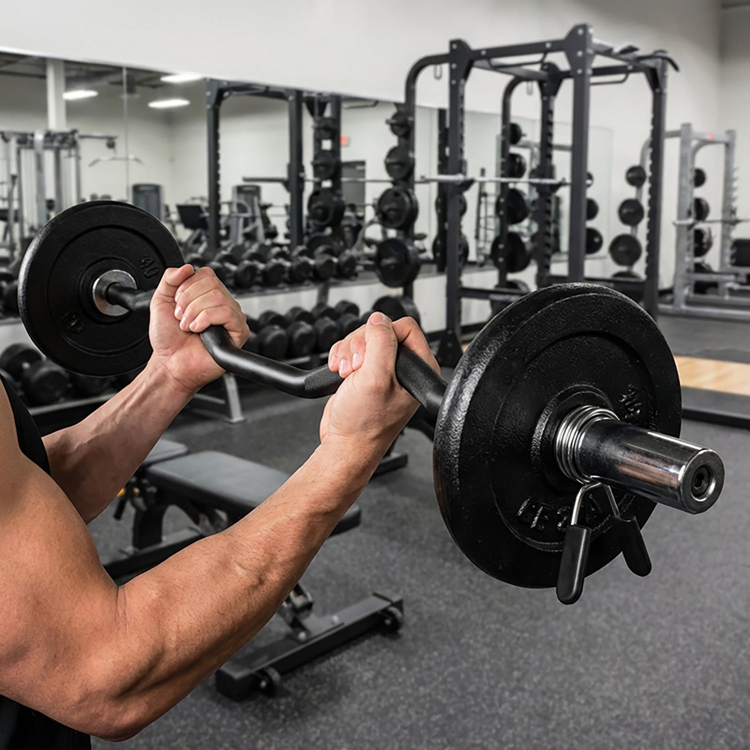 CAP Barbell 2 in Solid Curl Bar - view number 5