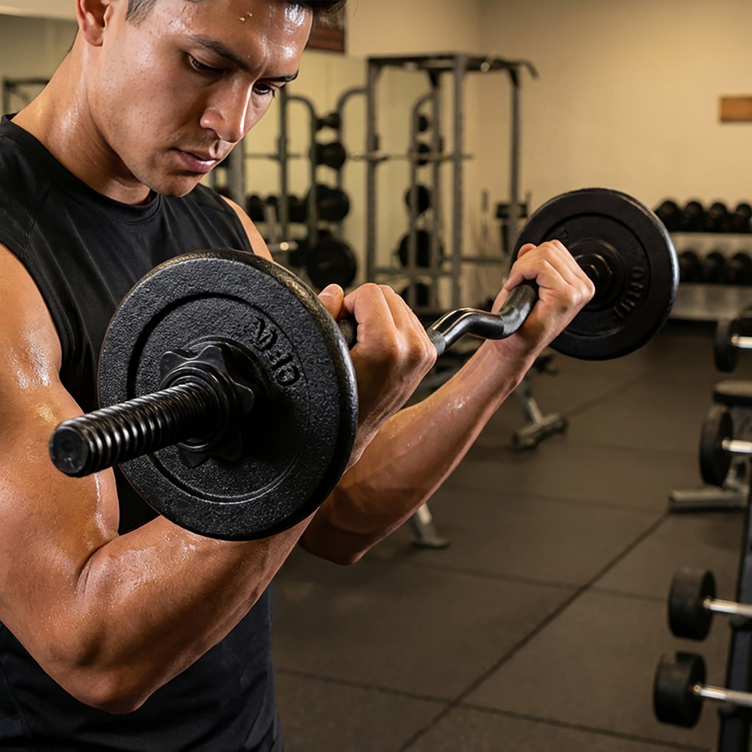 CAP Barbell Regular Threaded Curl Bar - view number 4