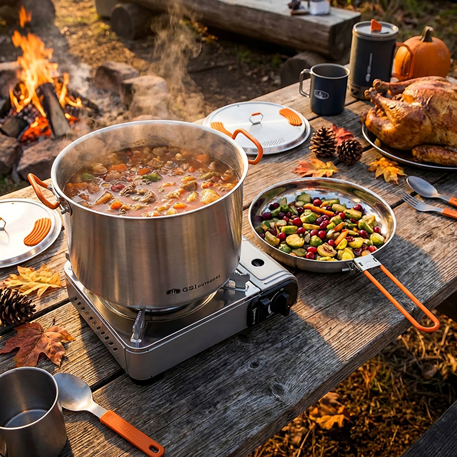 GSI Outdoors Glacier 3L Stainless Cookset