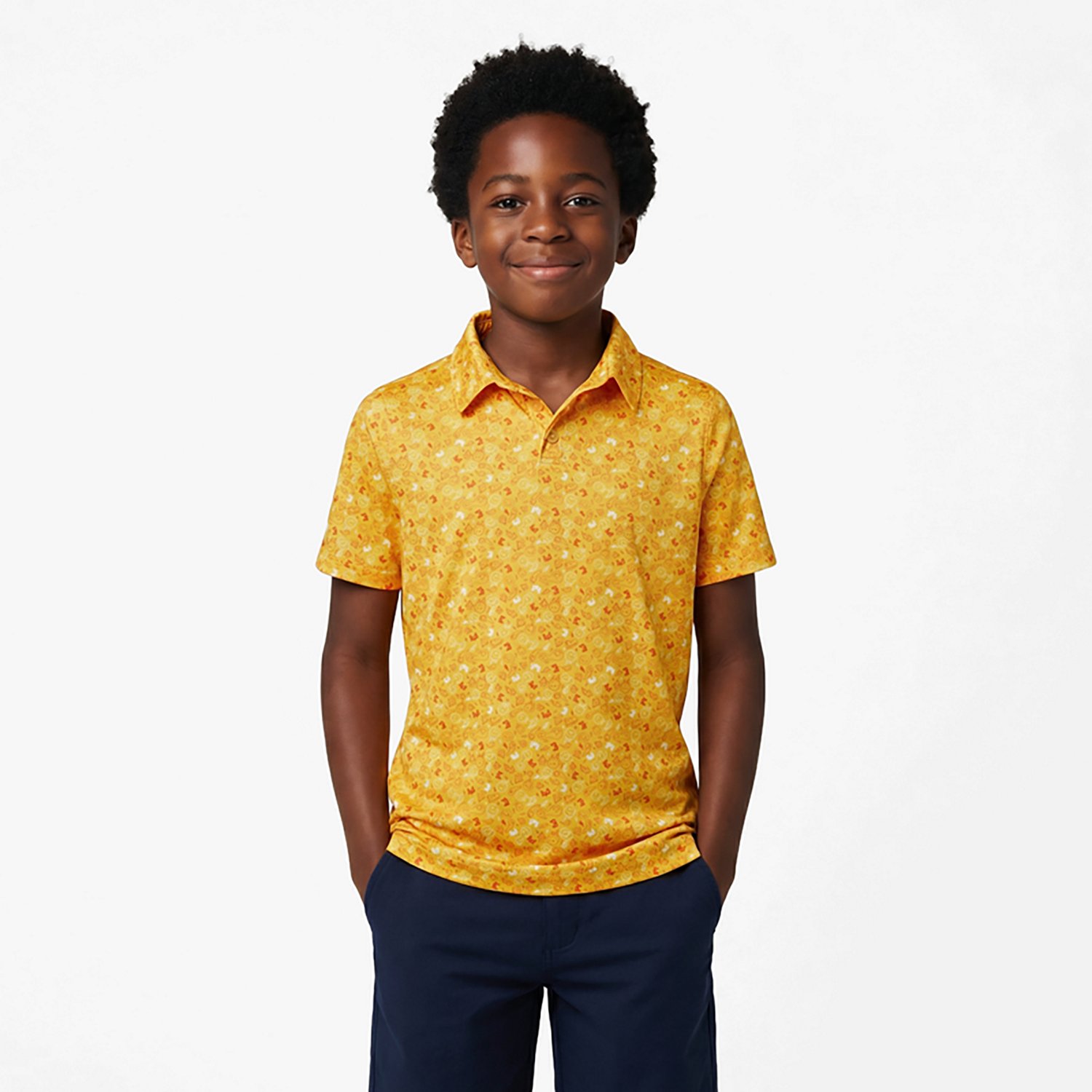 BCG Boys' Golf Game Motif Short Sleeve Polo Shirt - view number 2