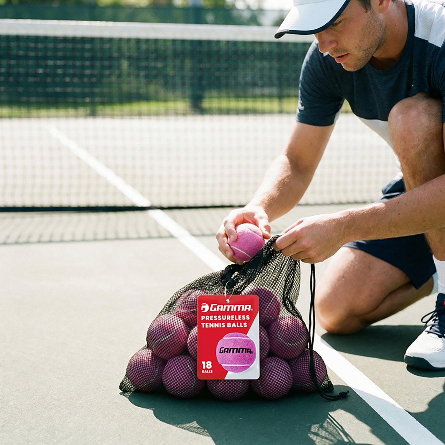 Gamma Pressureless Kids' Outdoor Tennis Ball 18-Ball Bag                                                                         - view number 3