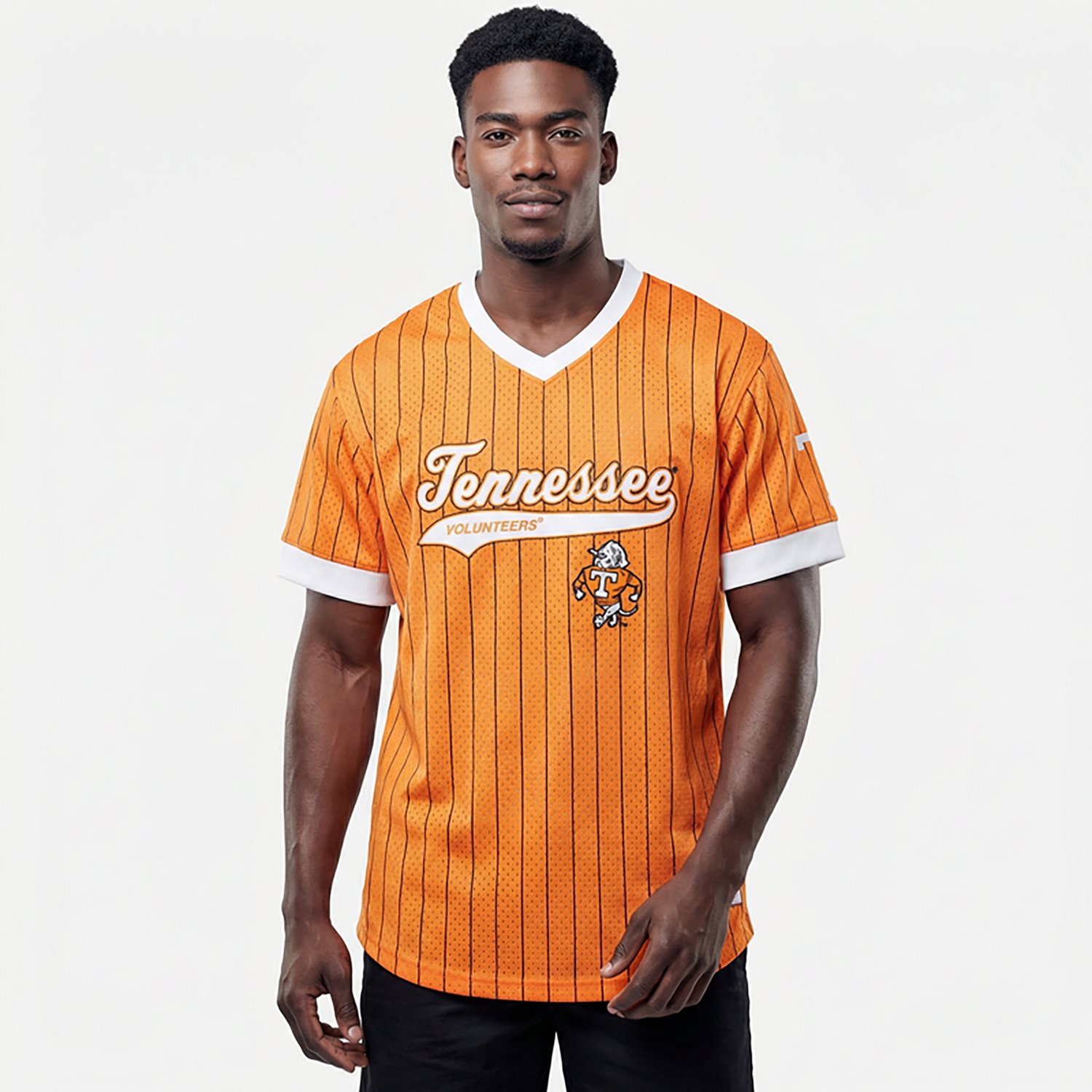 Mitchell & Ness Men's Tennessee Double Play Primary Logo Baseball Jersey - view number 2