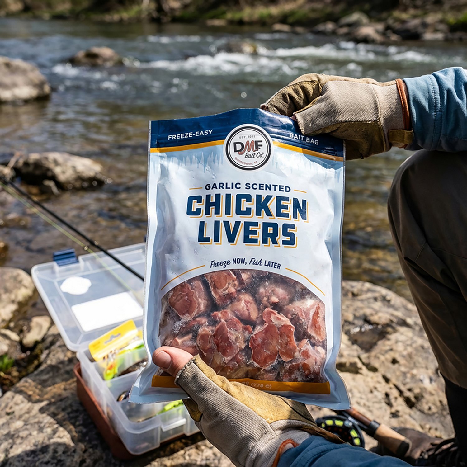 DMF Bait Chicken Livers 8 oz Frozen Bait - view number 5