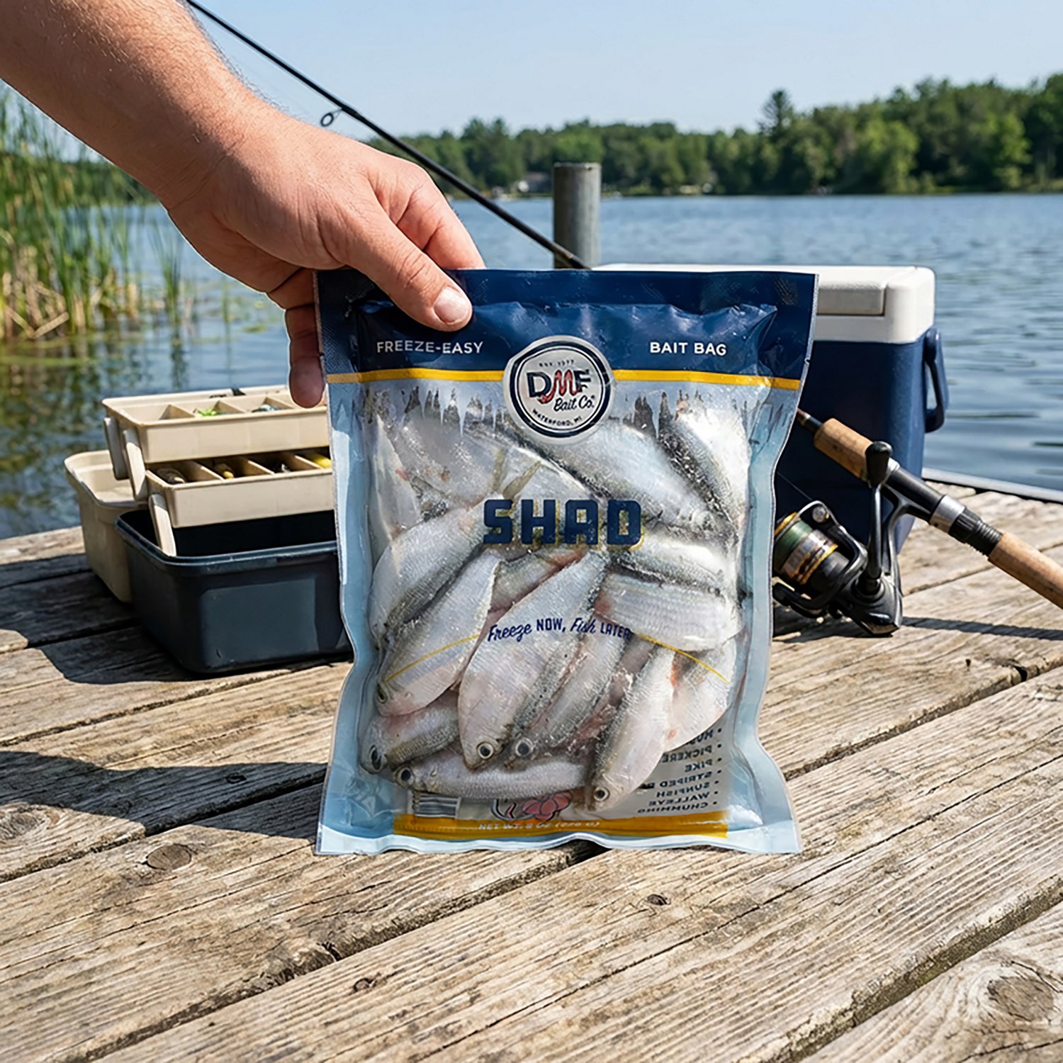DMF Bait Shad 8 oz Frozen Bait - view number 3
