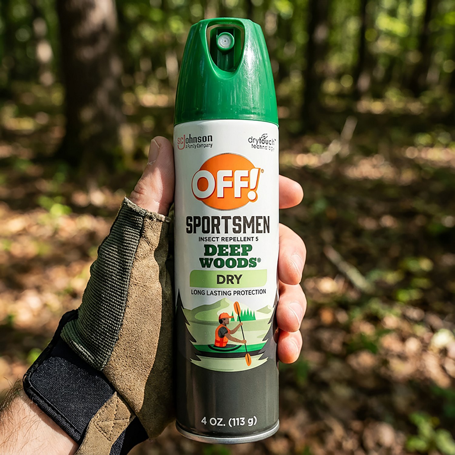 Off! Deep Woods Dry Sportsmen Aerosol 4 0z Insect Repellent Spray - view number 3