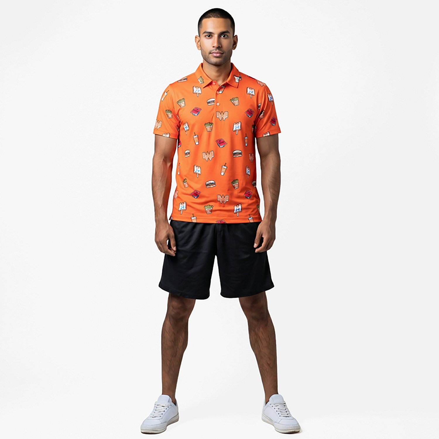 Chubbies Men's The Whataburger Comic Performance Polo