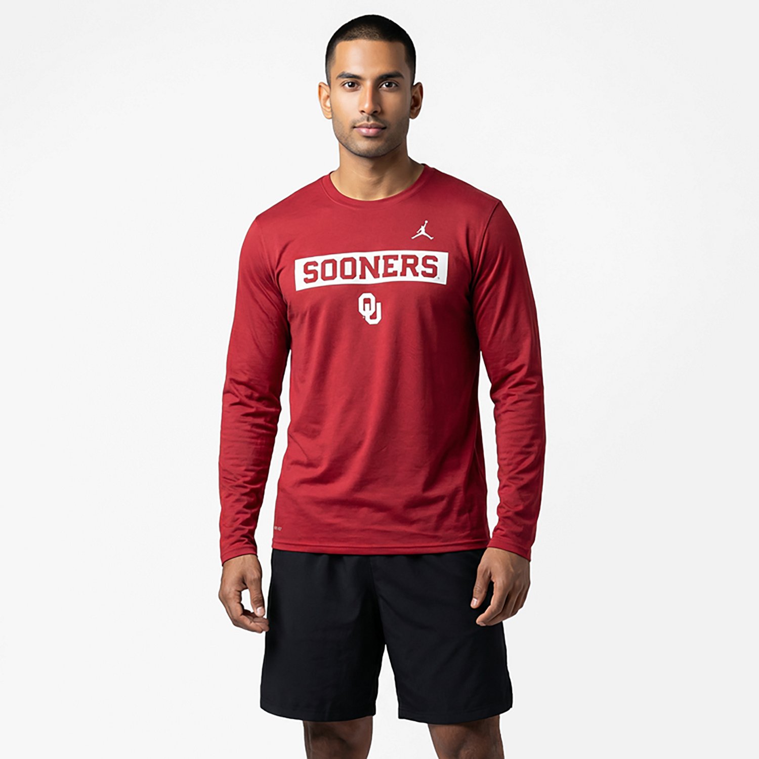 Jordan Men's Oklahoma Legend 2 Hit Long Sleeve T-shirt - view number 2