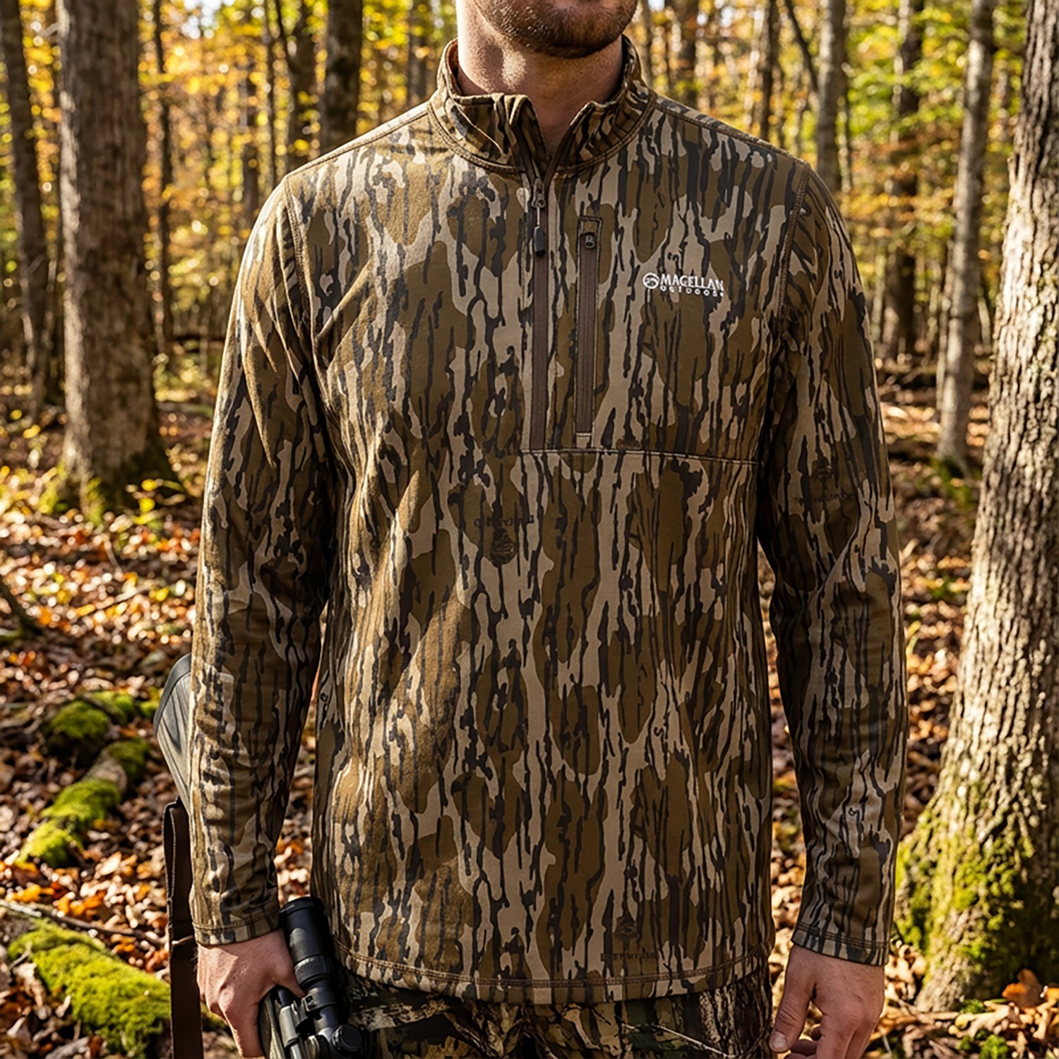 Magellan Outdoors Men's HuntGear Crocket 1/4-Zip Pullover Top - view number 6