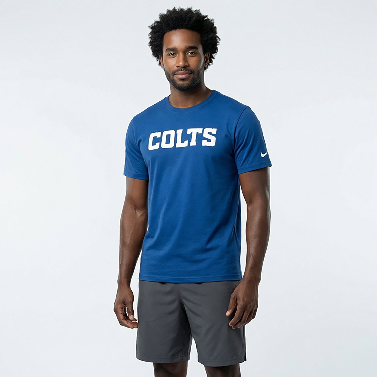 Nike Men's Colts Wordmark Essential T-shirt - view number 2